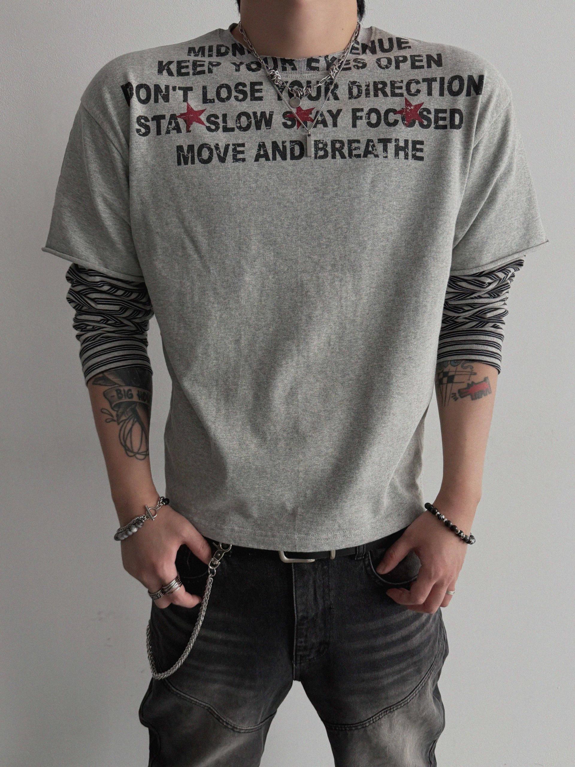 Avenue layered crop t