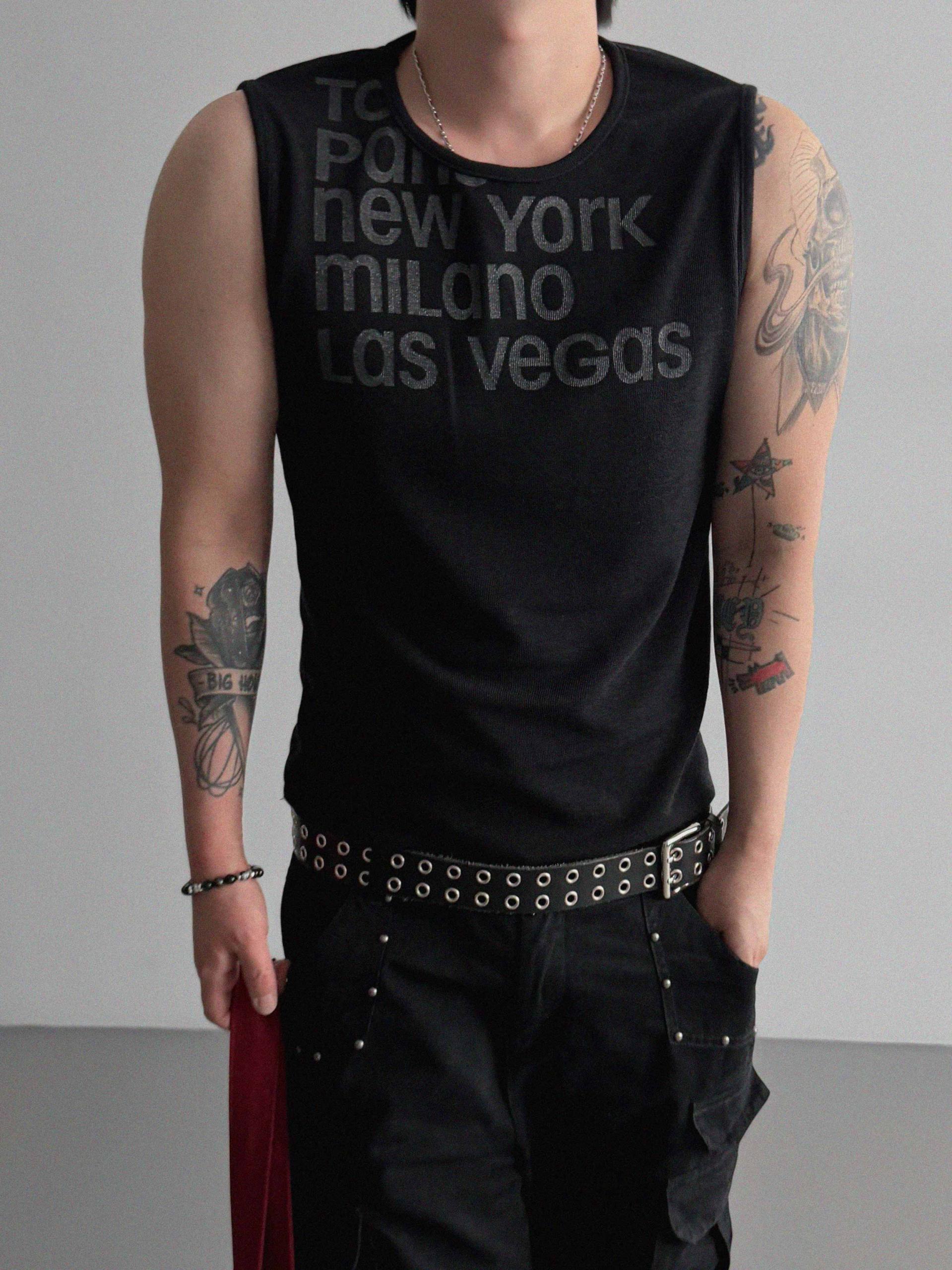 Milano crop sleeveless
