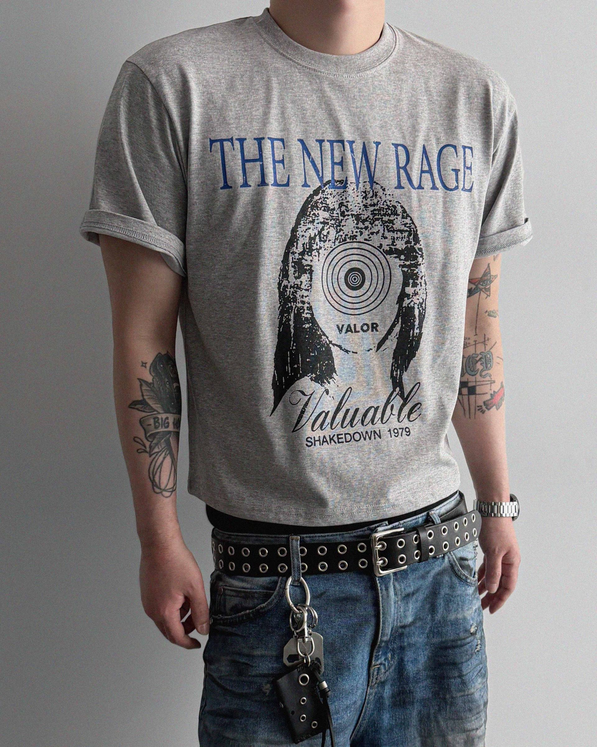 New rage crop half t