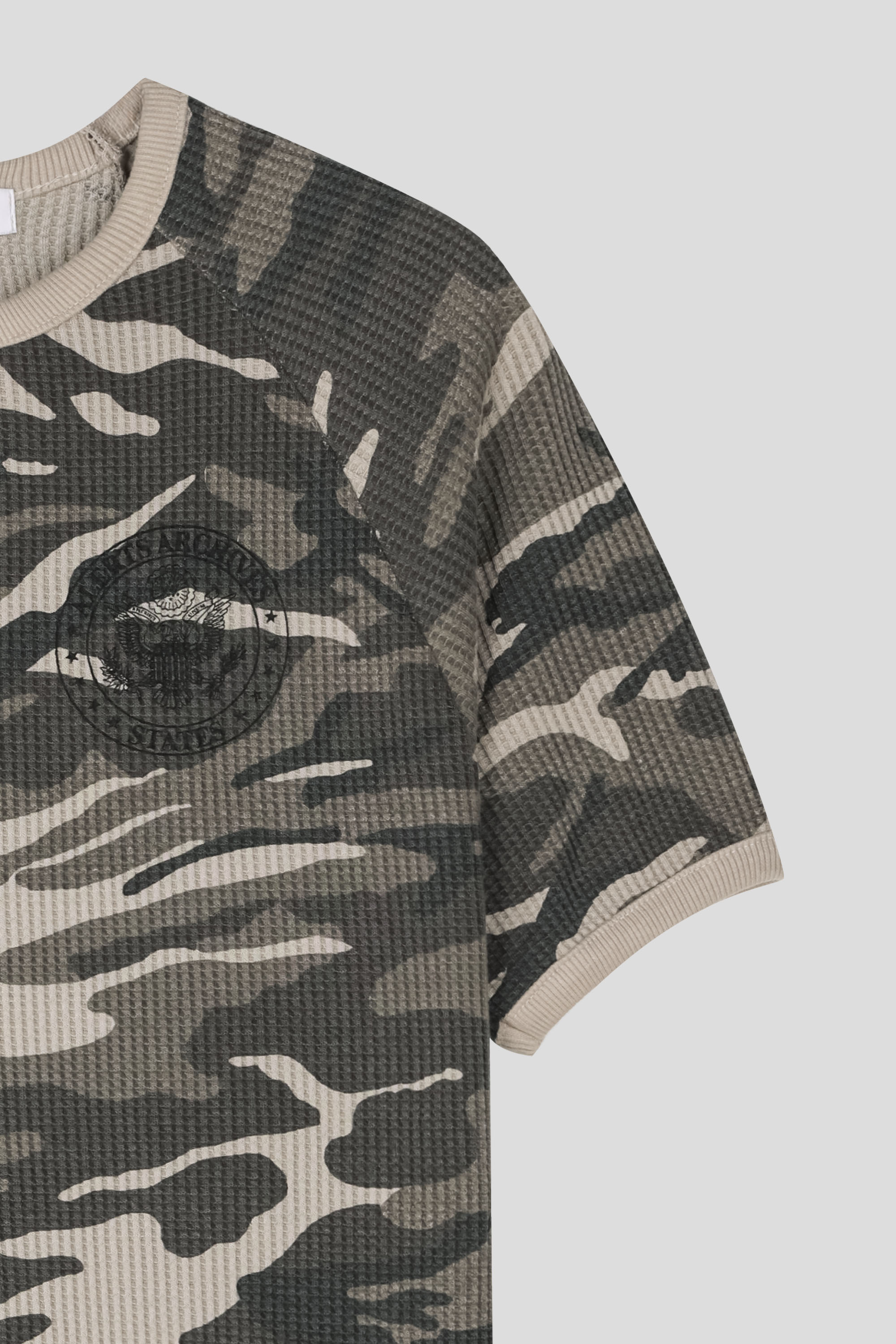 SEAL waffle muscle half t