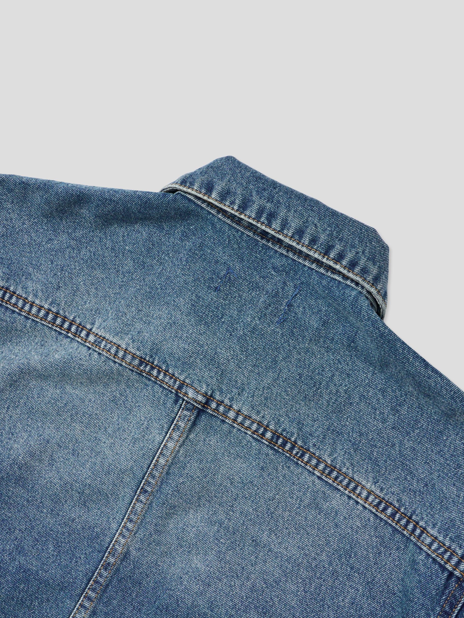 Mabel reverse crop denim jacket