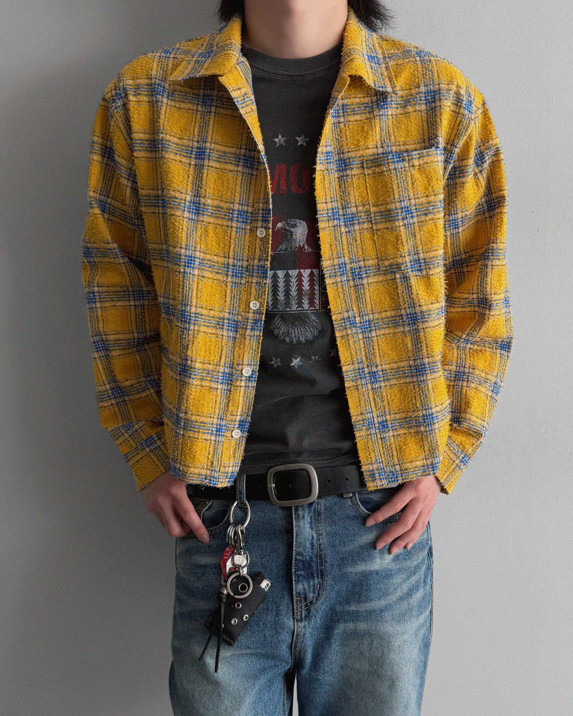 Nova crop check shirt