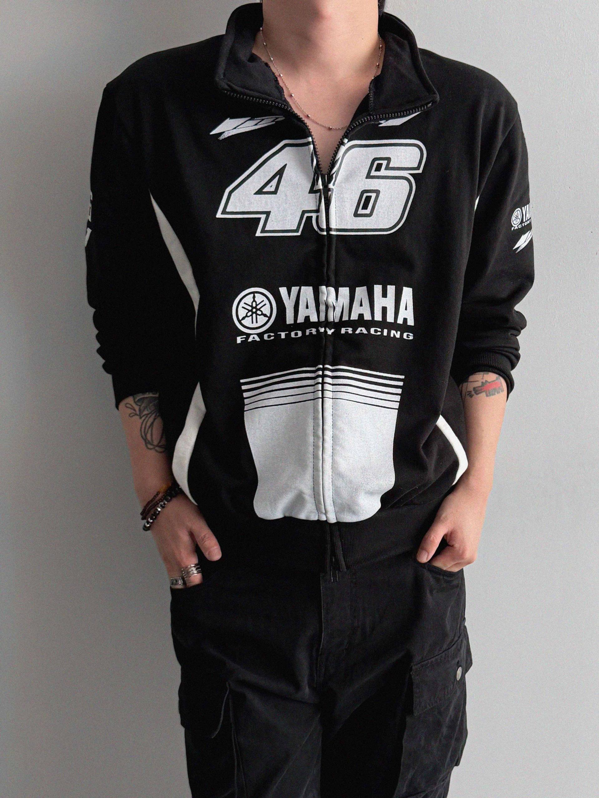 Racing print zip-up