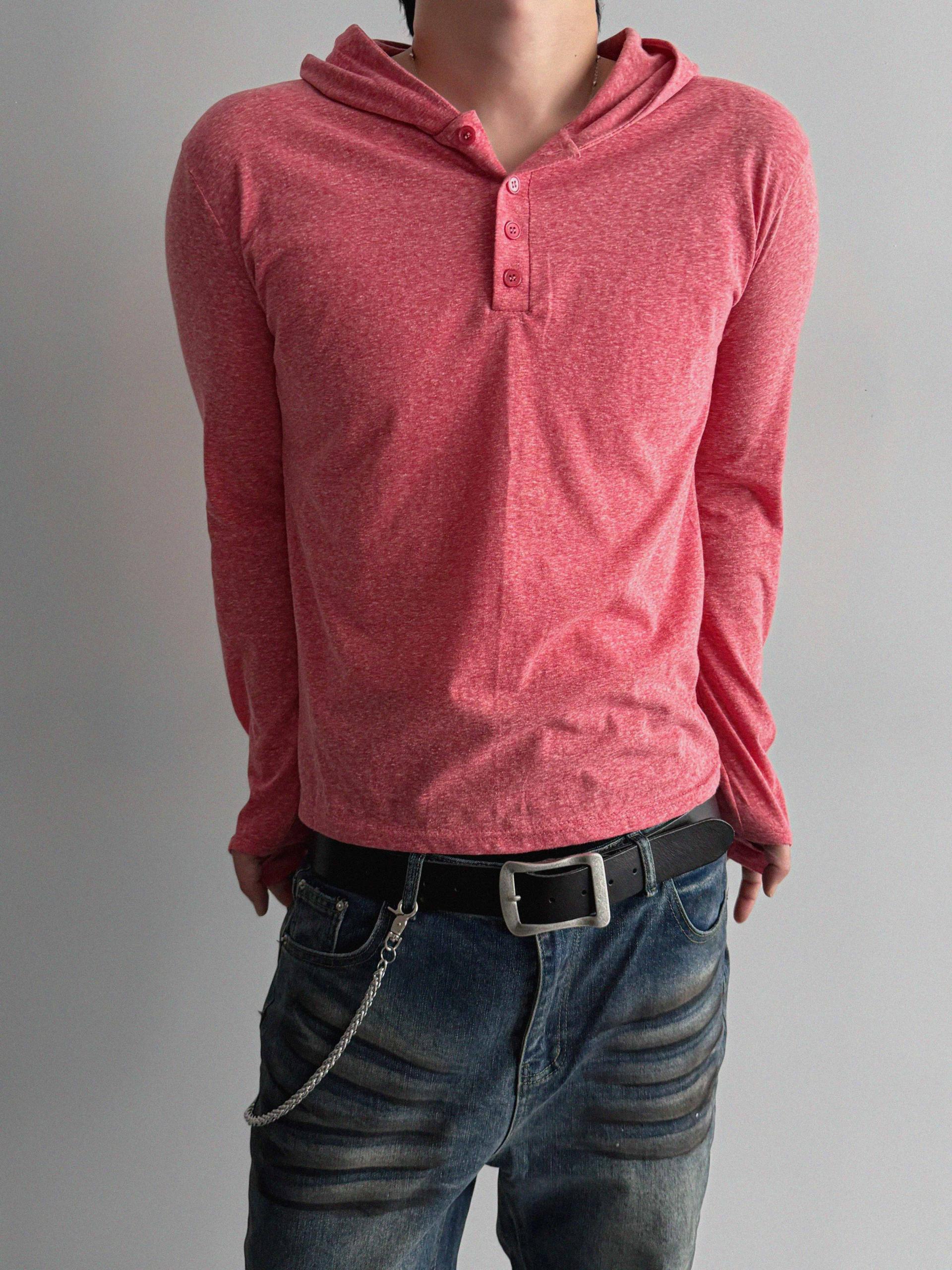 After henry neck warmer hoodie t