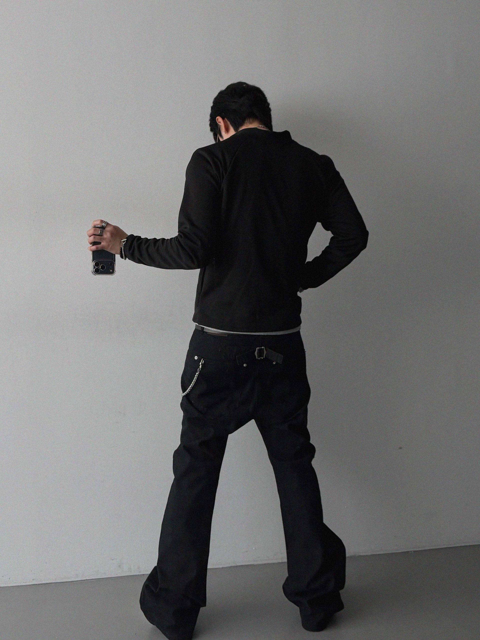 England slim jersey zip-up