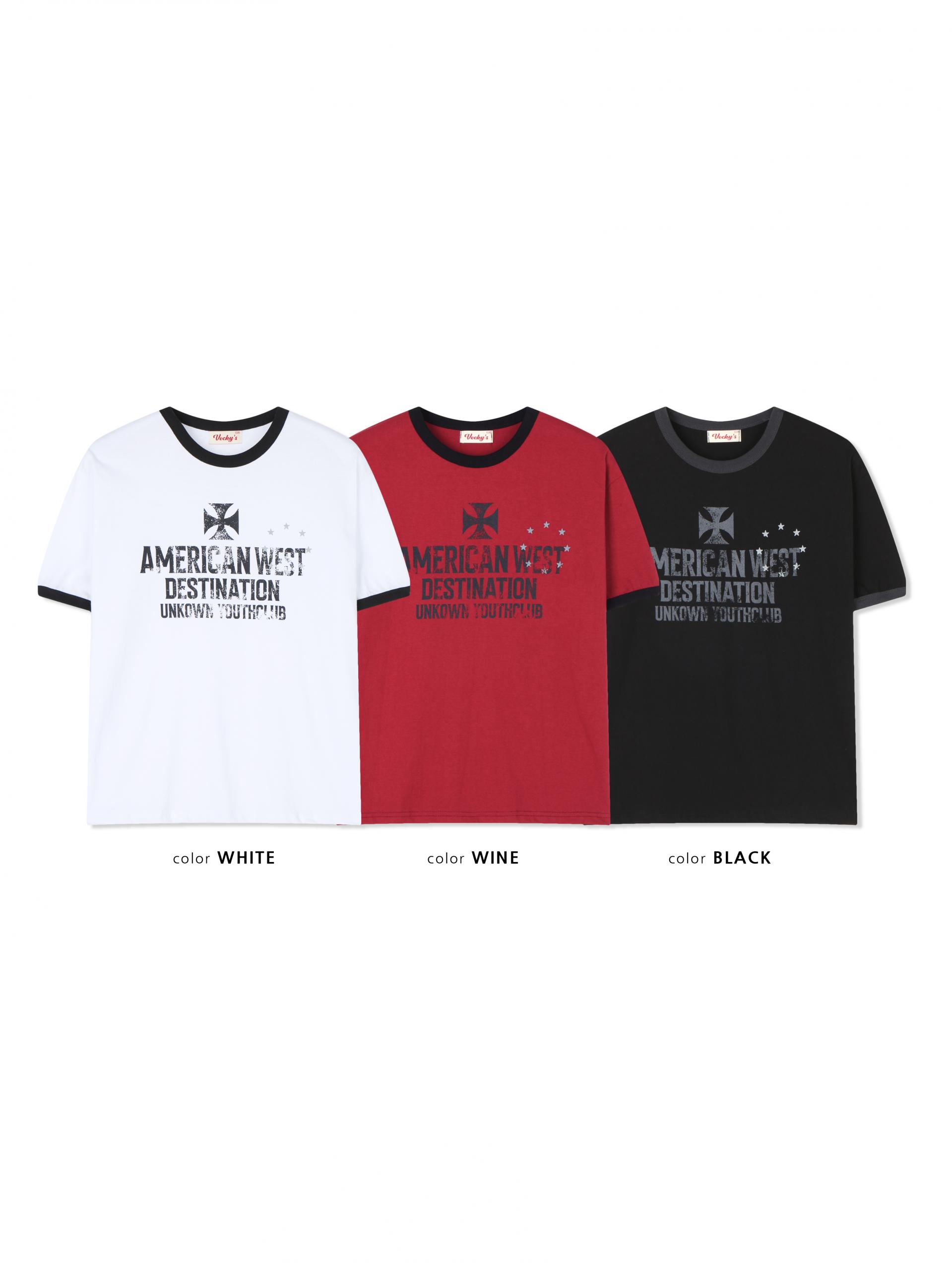 American ringer muscle crop half t