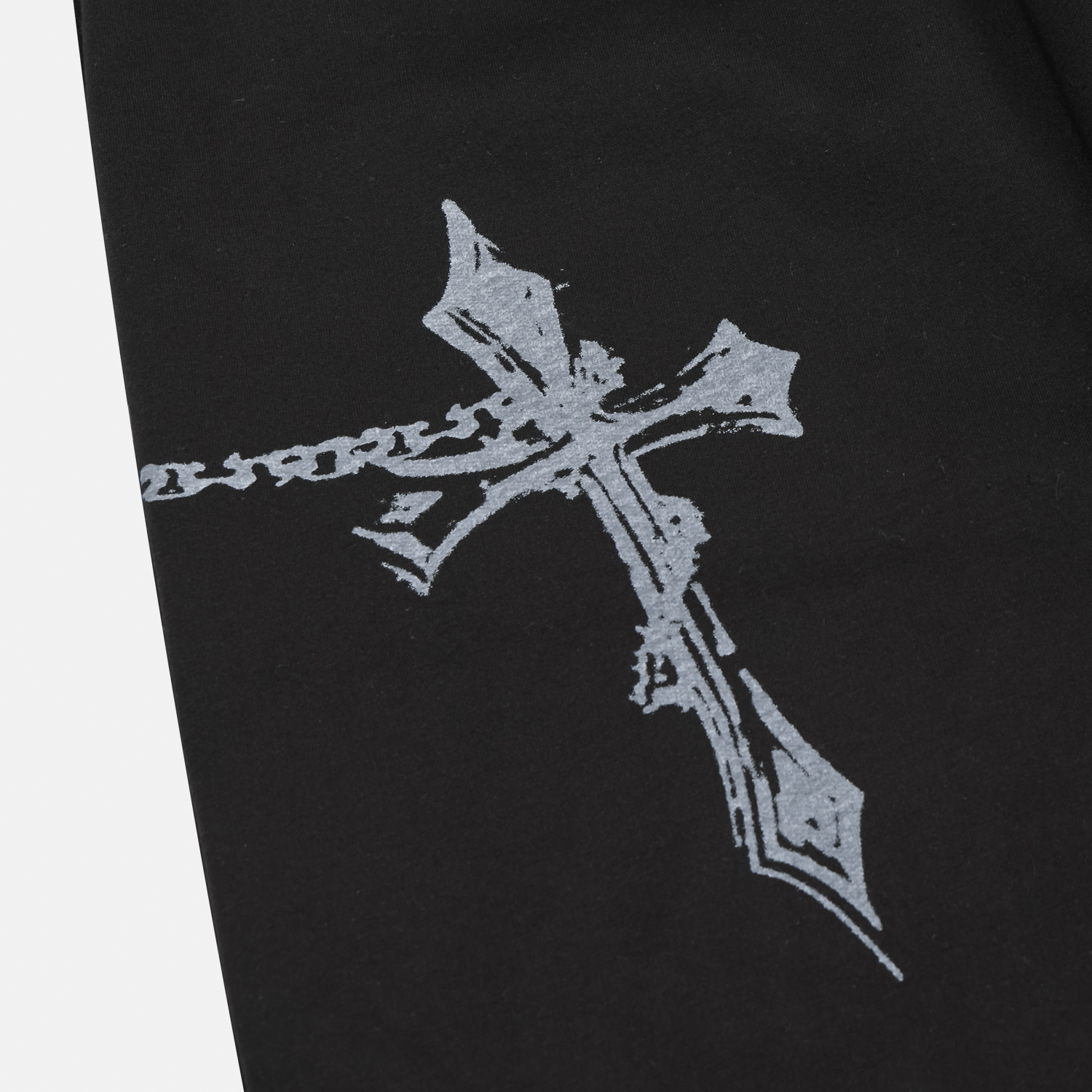 Keyring printed wide sweat pants
