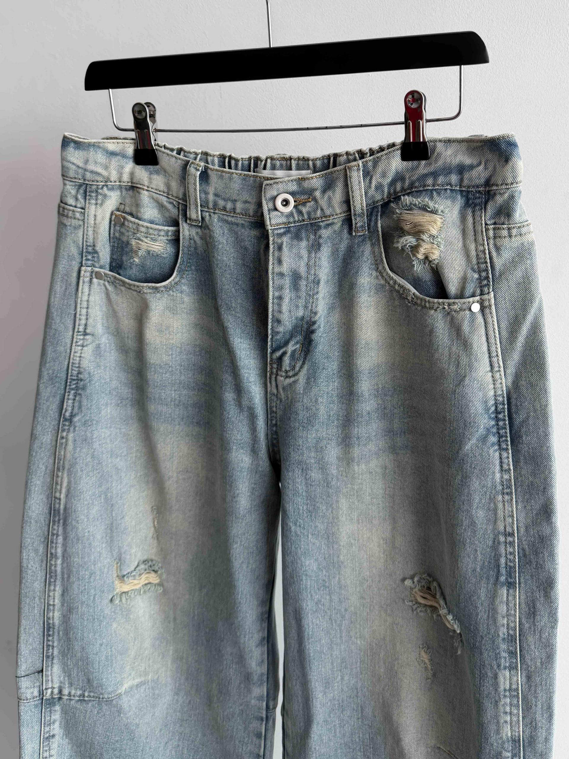 Frick damage denim pants