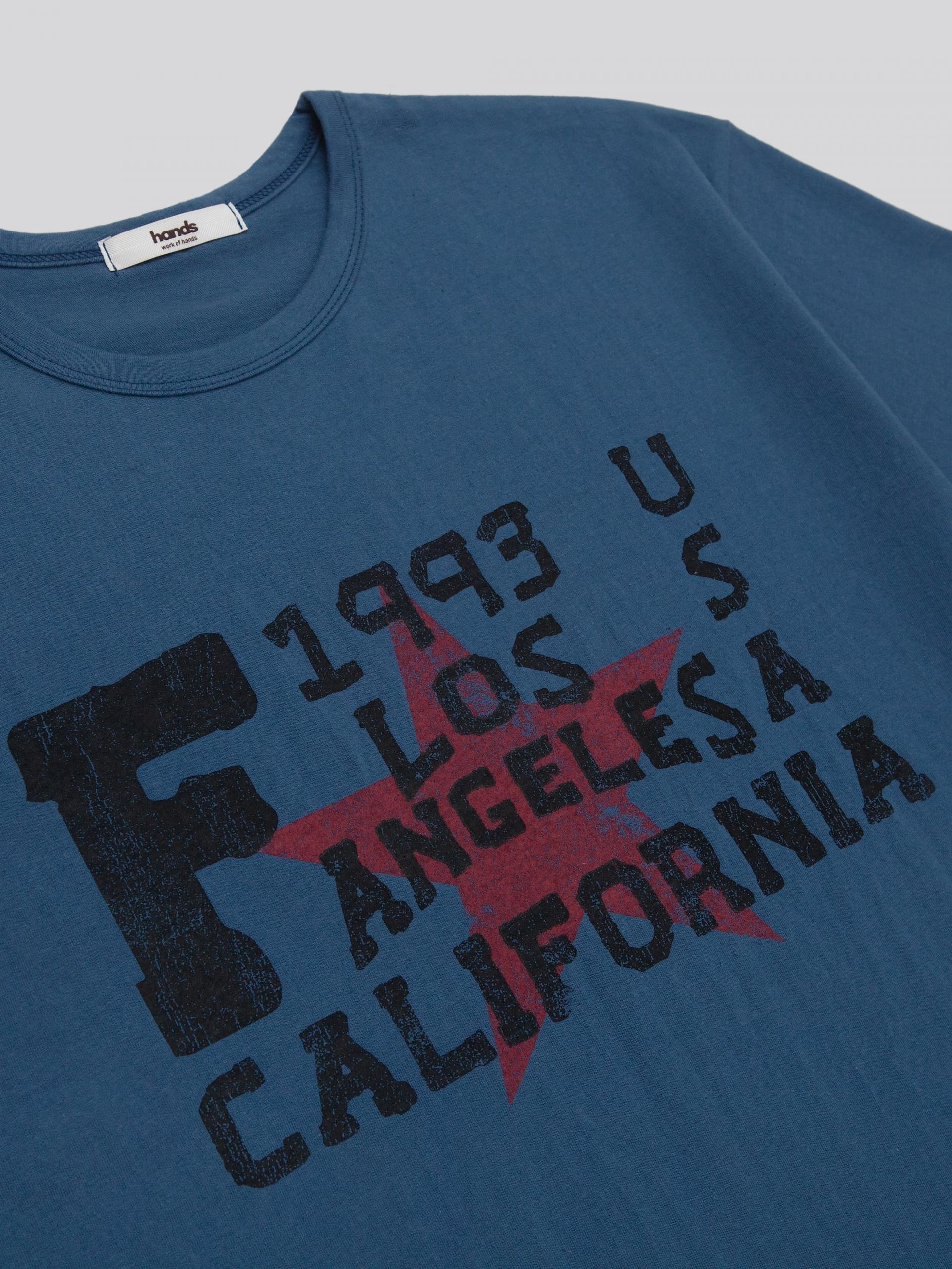 Retro star crop half t