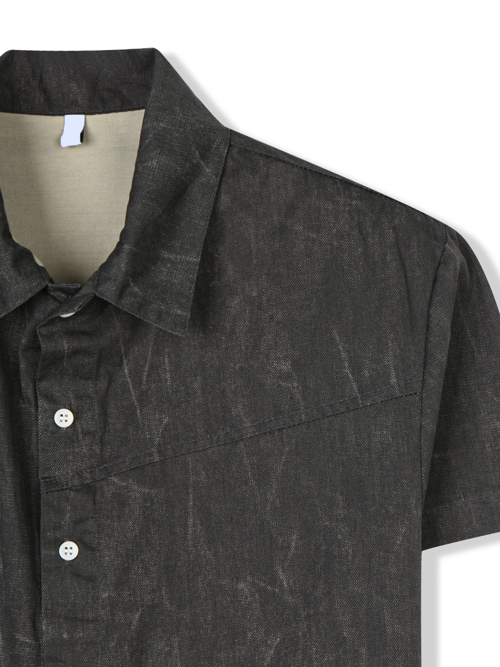 Vintage crop half shirt