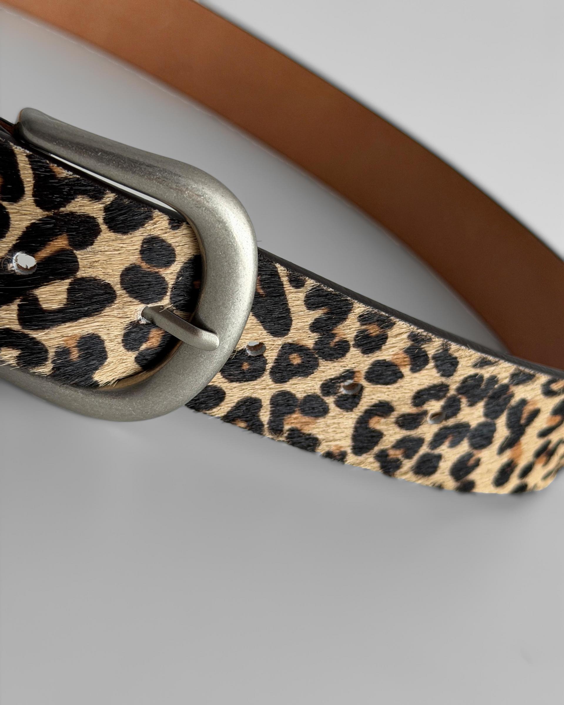 Calf skin animal 40 belt