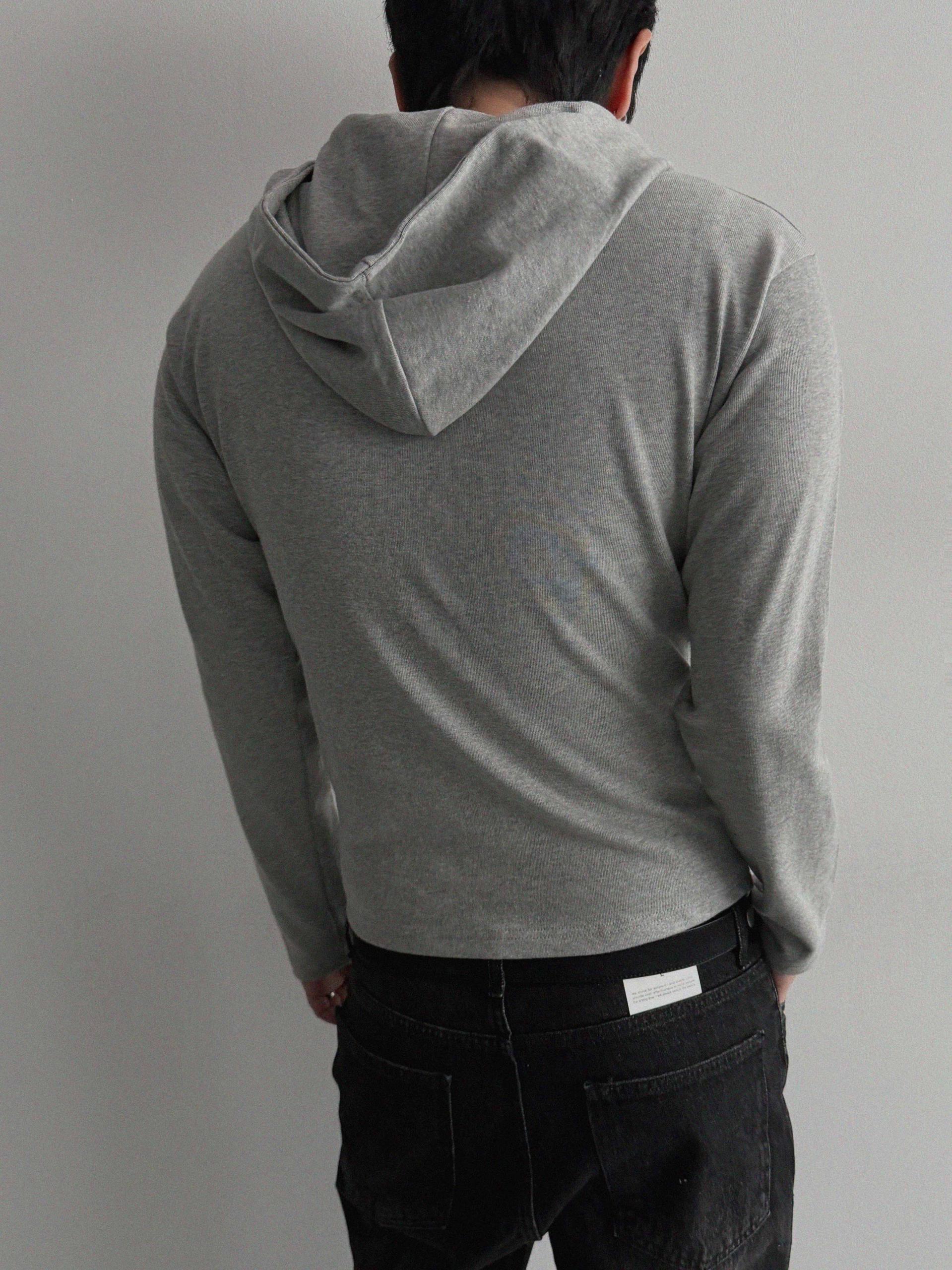 Aether pendant slim hood zip-up