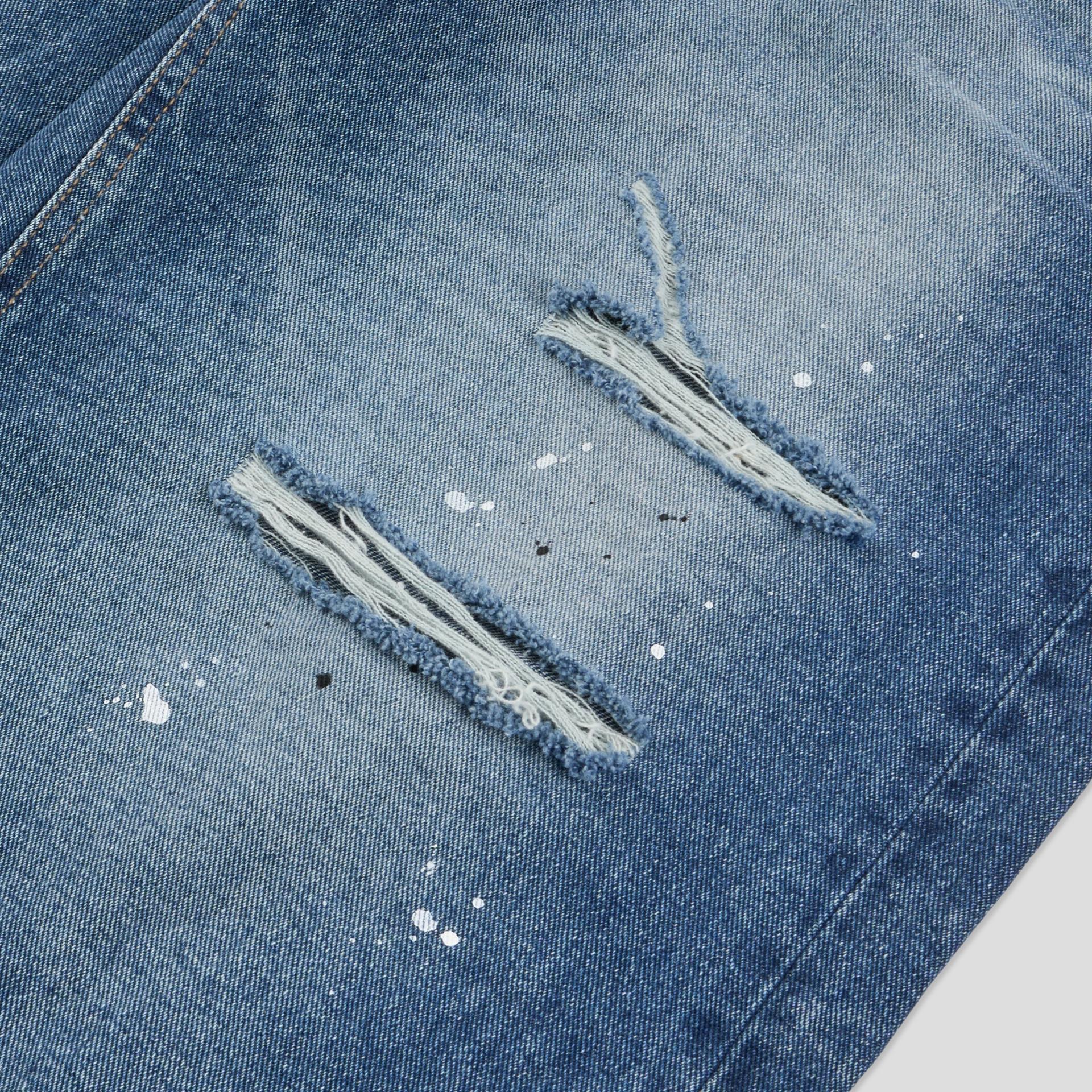 Ver-embo vintage denim pants