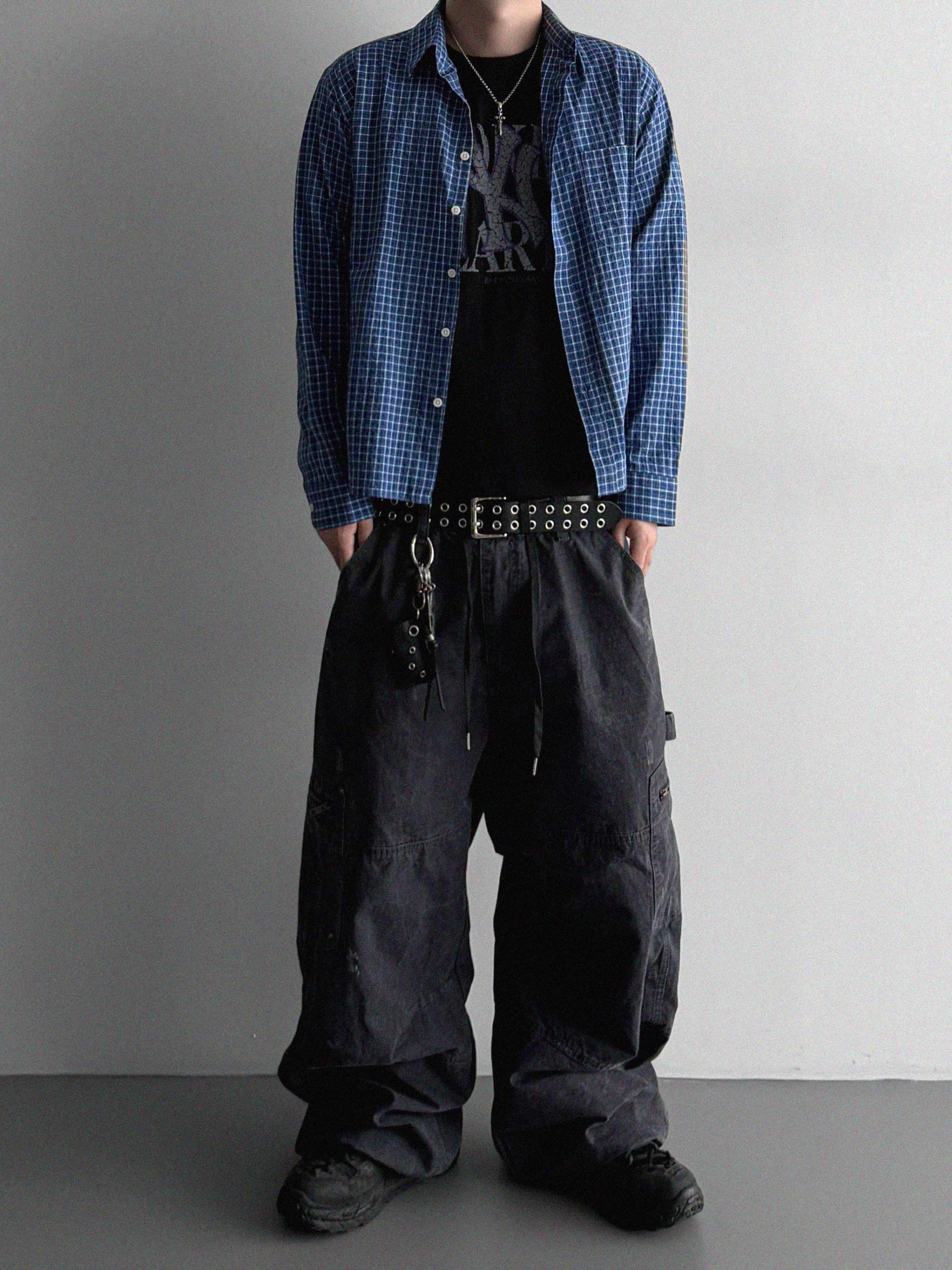 Vintage wide work pants