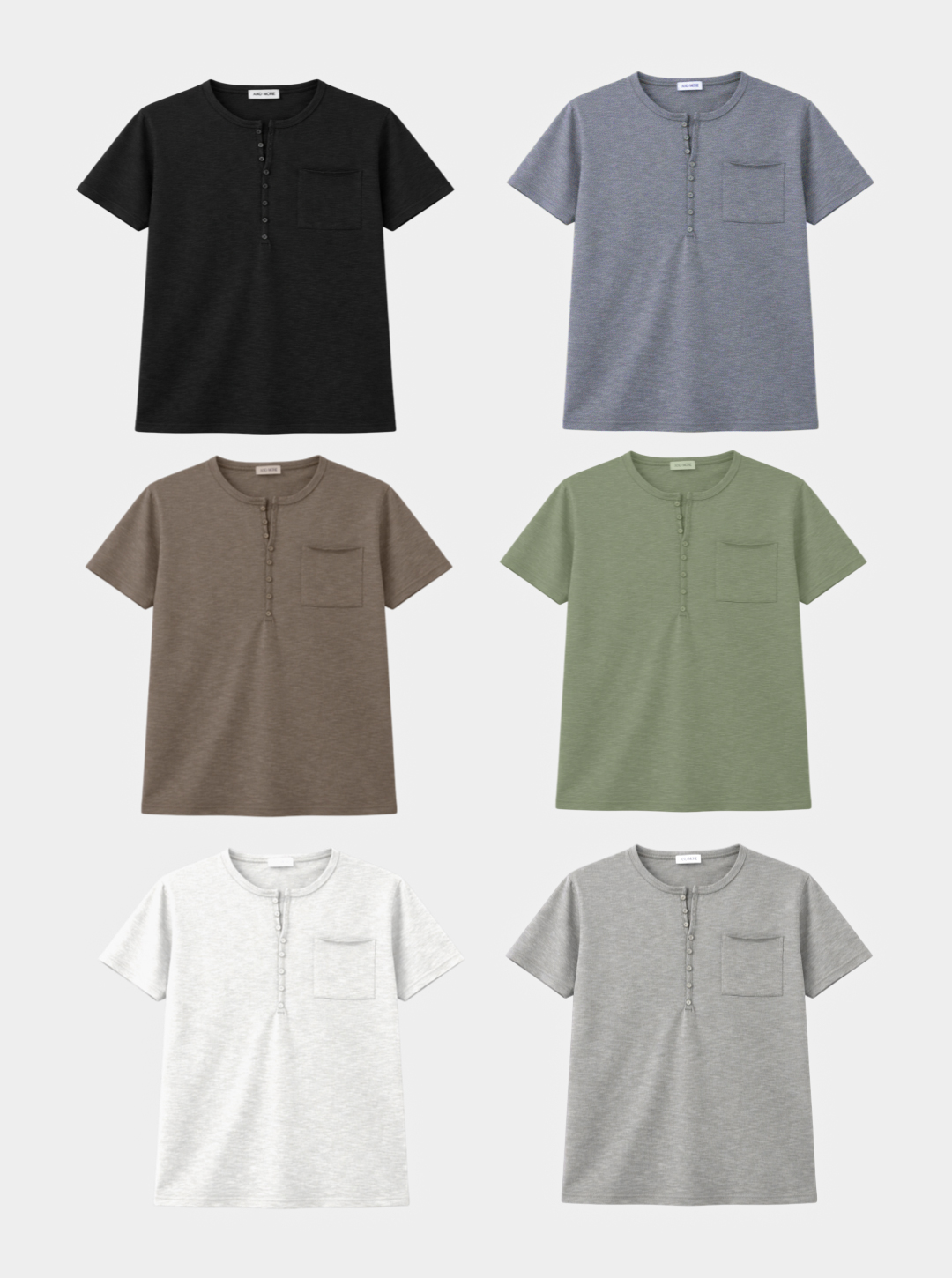Burton slab henley neck half t