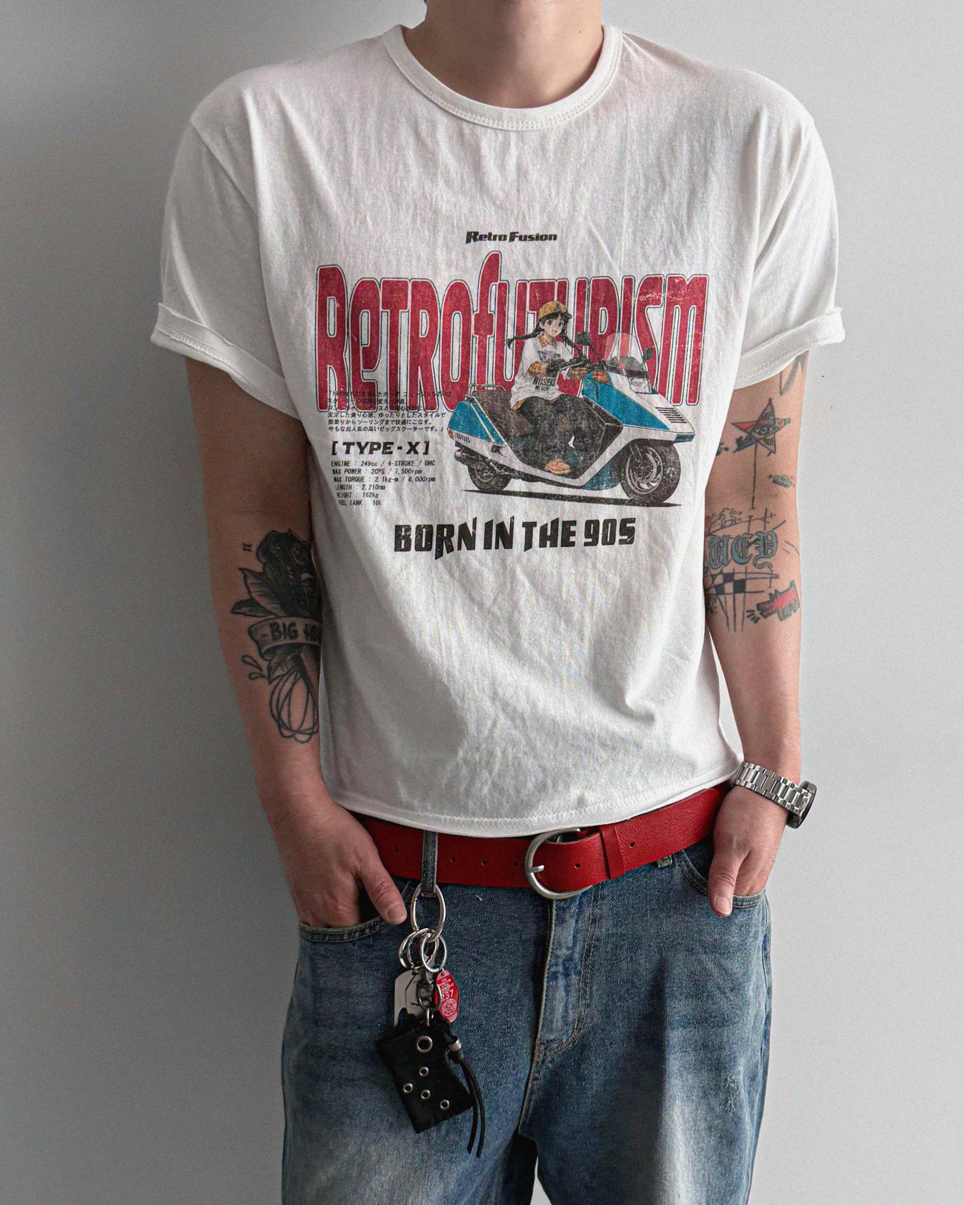 Fusion cutoff crop half t
