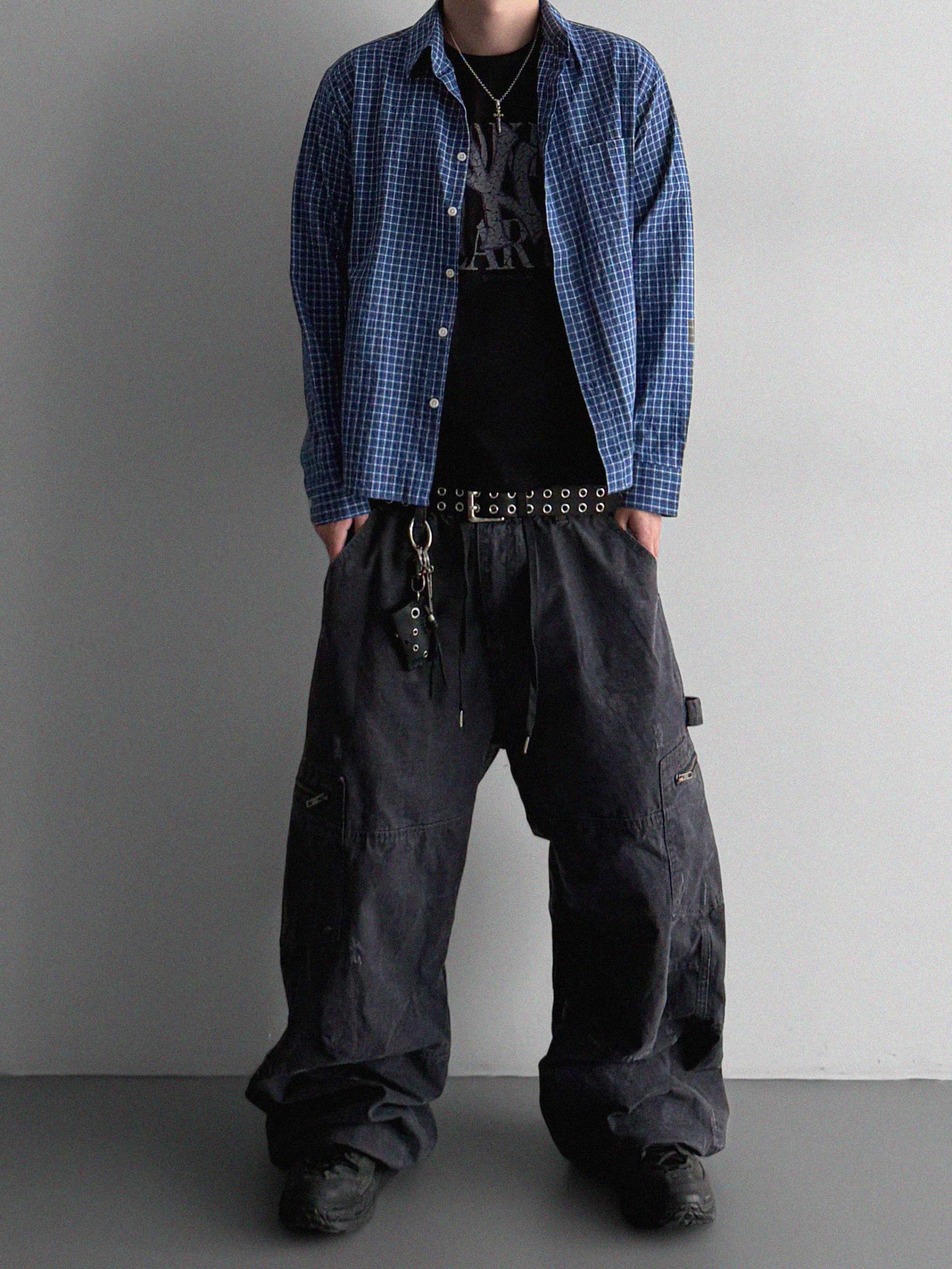 Vintage wide work pants
