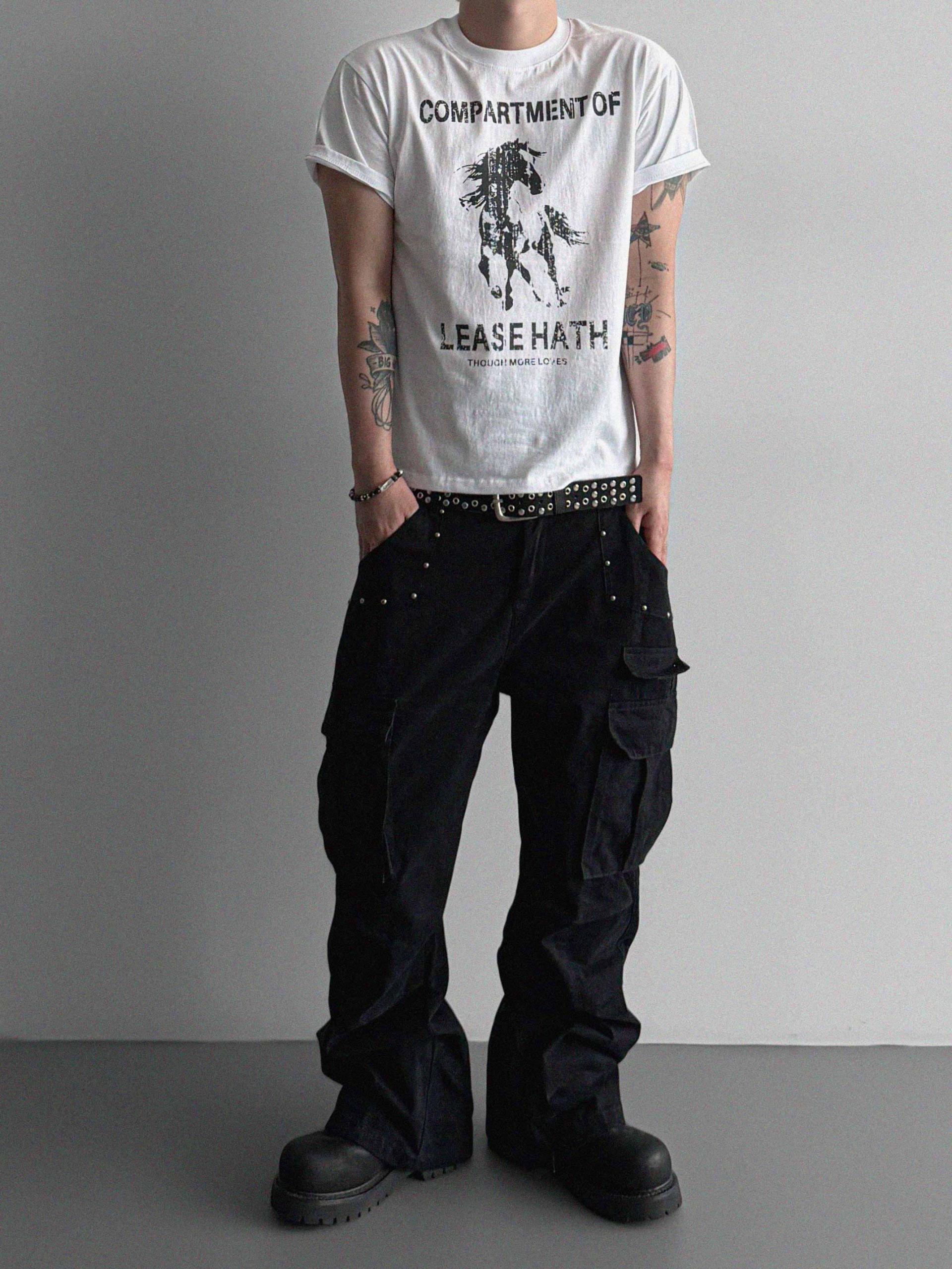 Lease slim crop half t