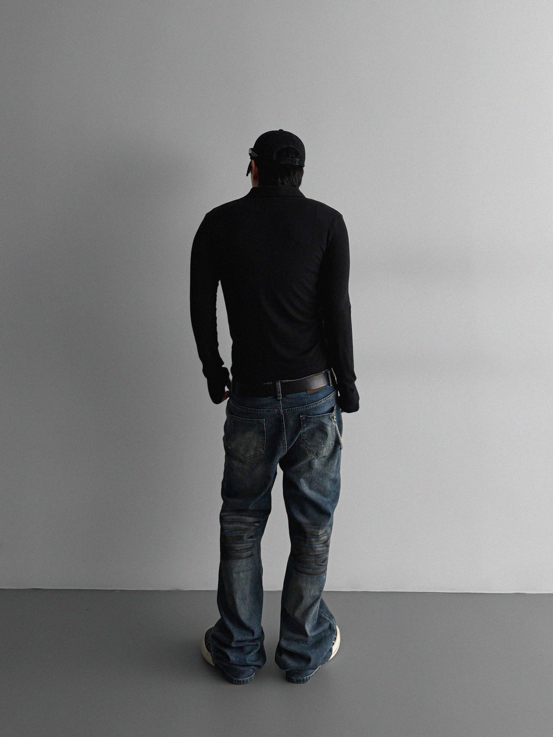 Blank slim warmer collar t