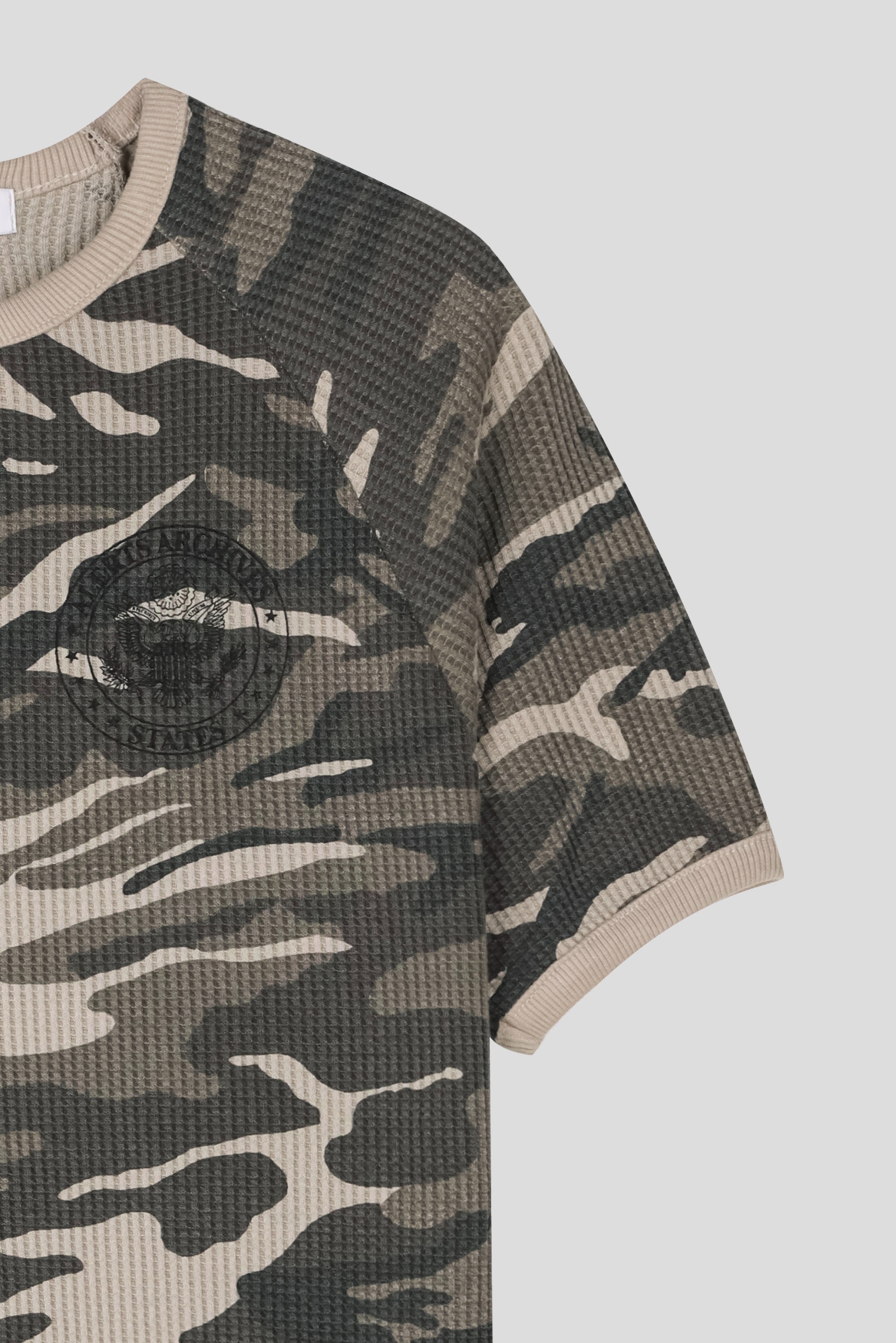 SEAL waffle muscle half t