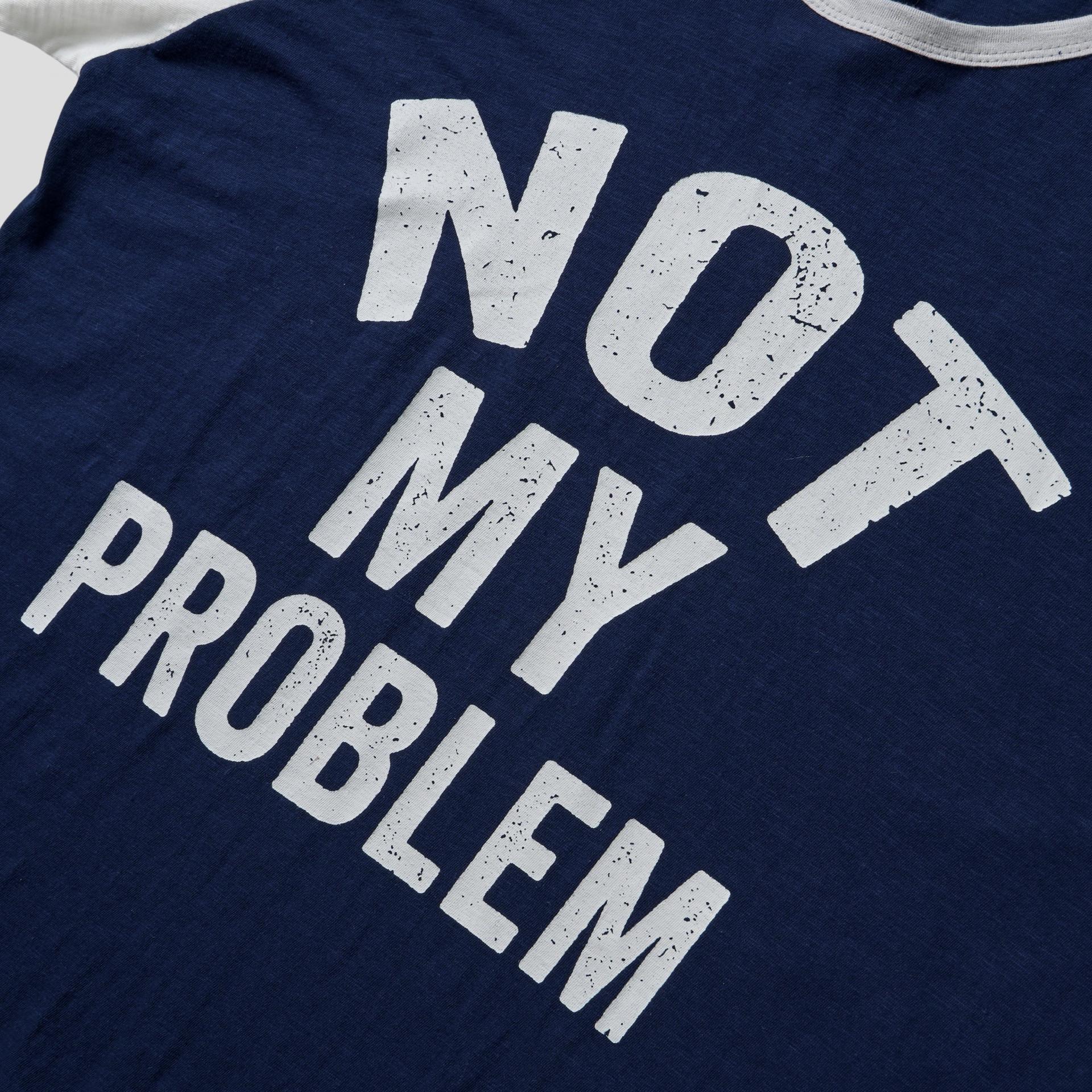Not raglan ringer crop t