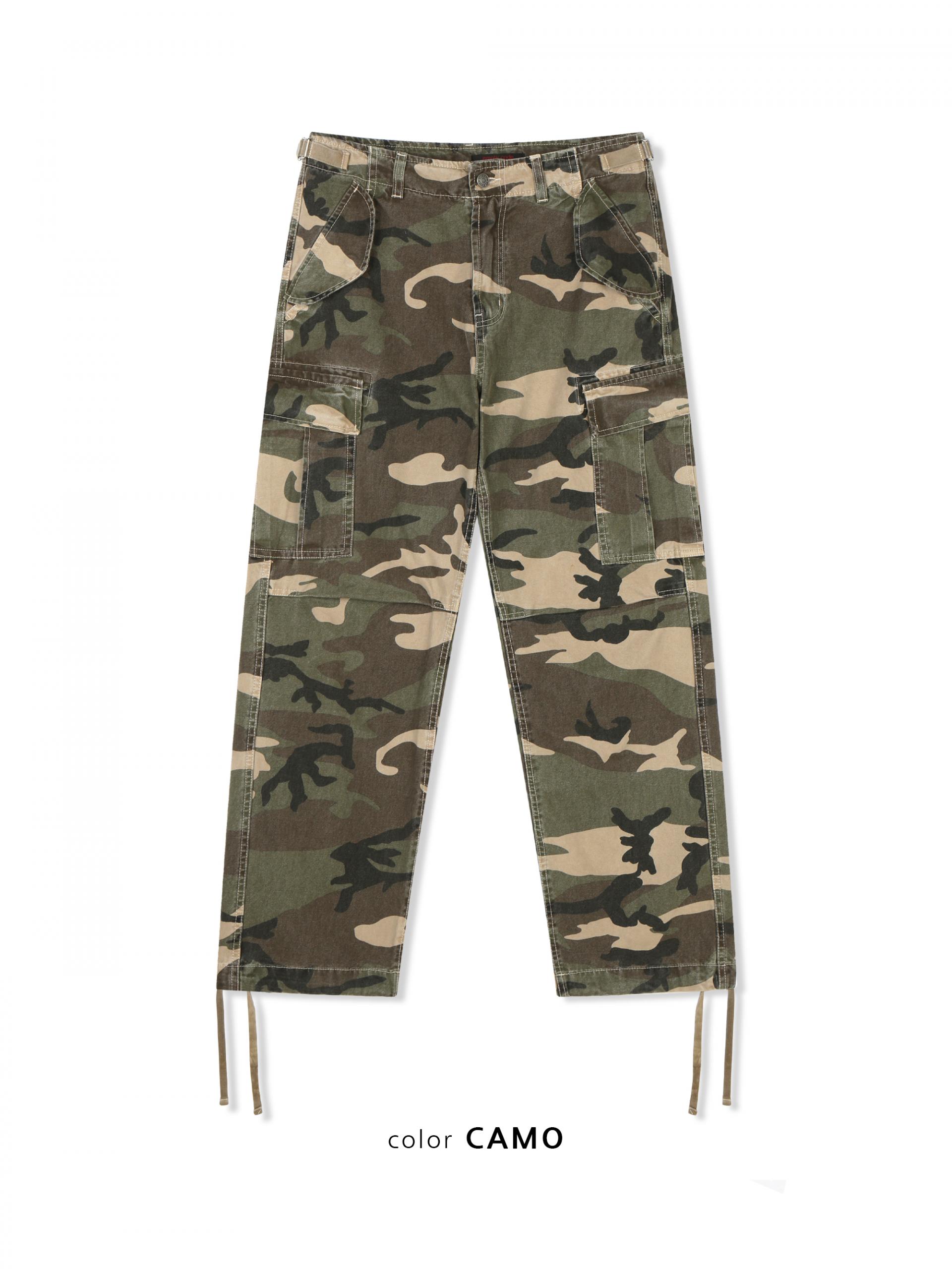 Works camo saging cargo pants