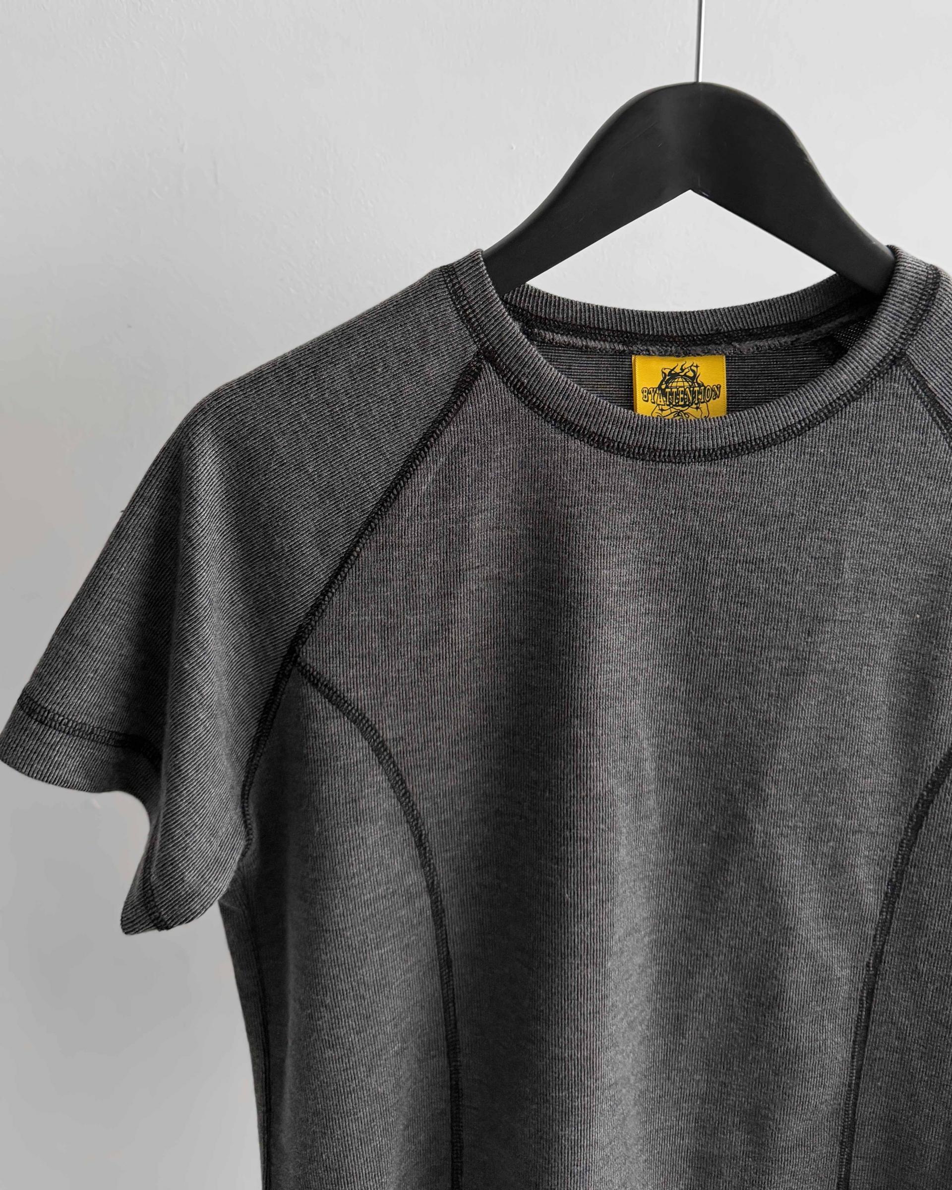 Slim stitch muscle half t