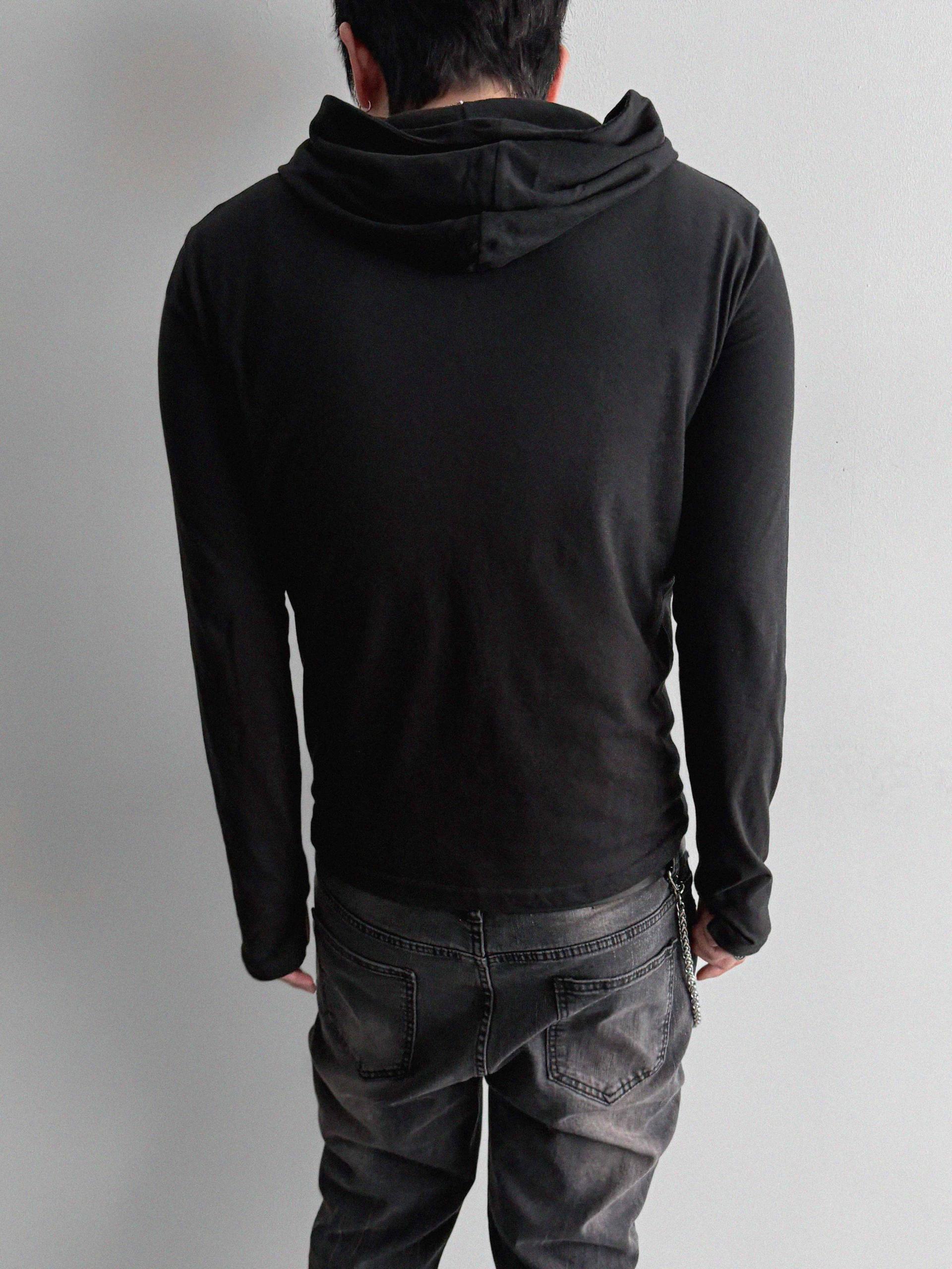 After henry neck warmer hoodie t