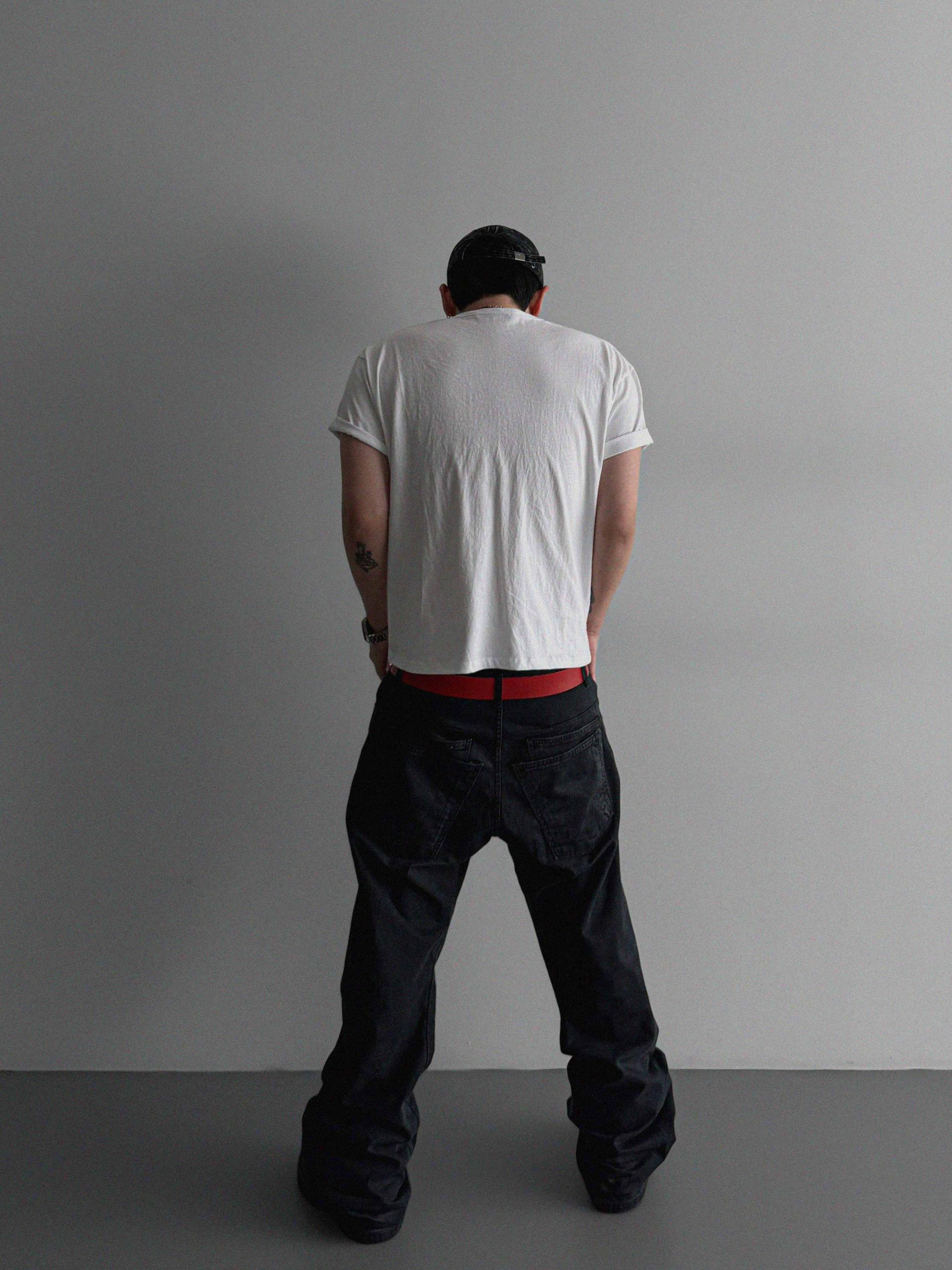 Double pocket curved flare pants
