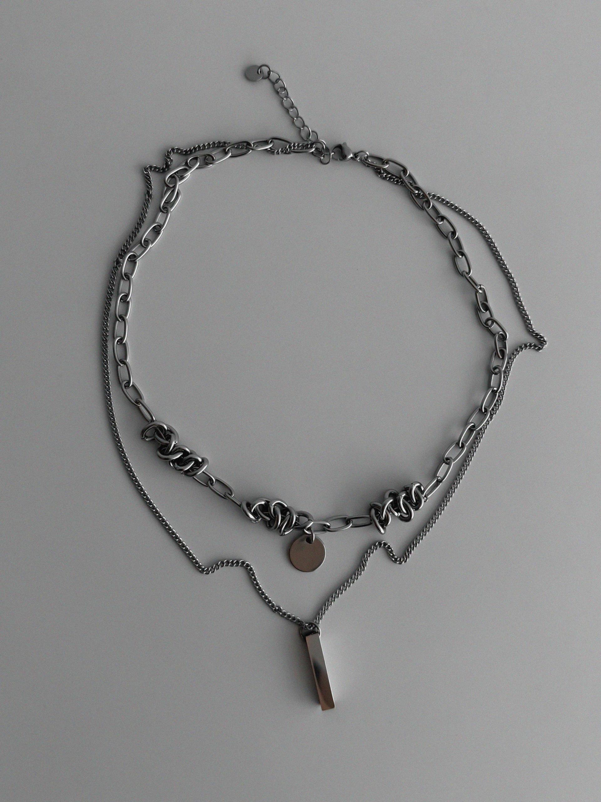 Union mix chain necklace