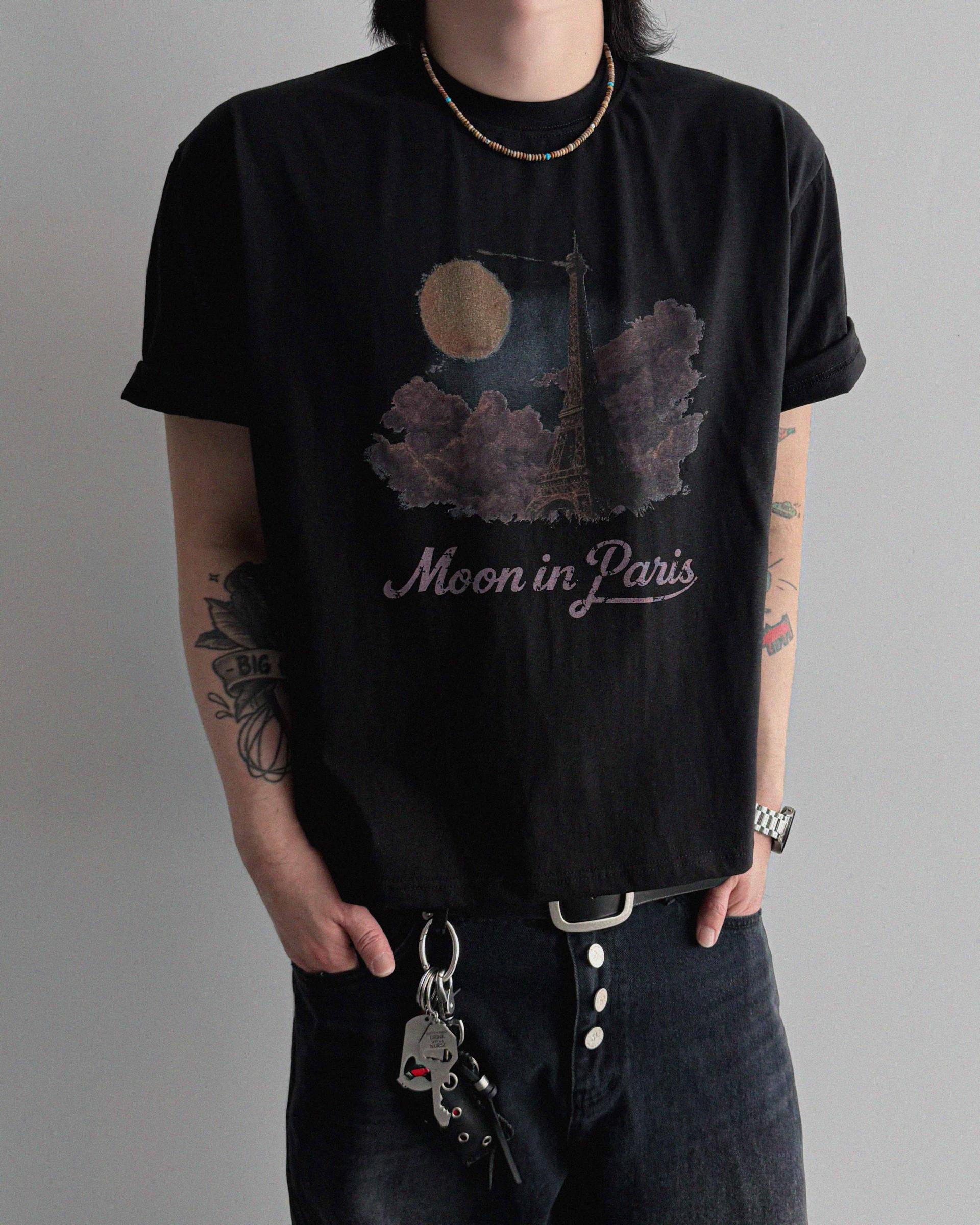 Paris moon crop half t