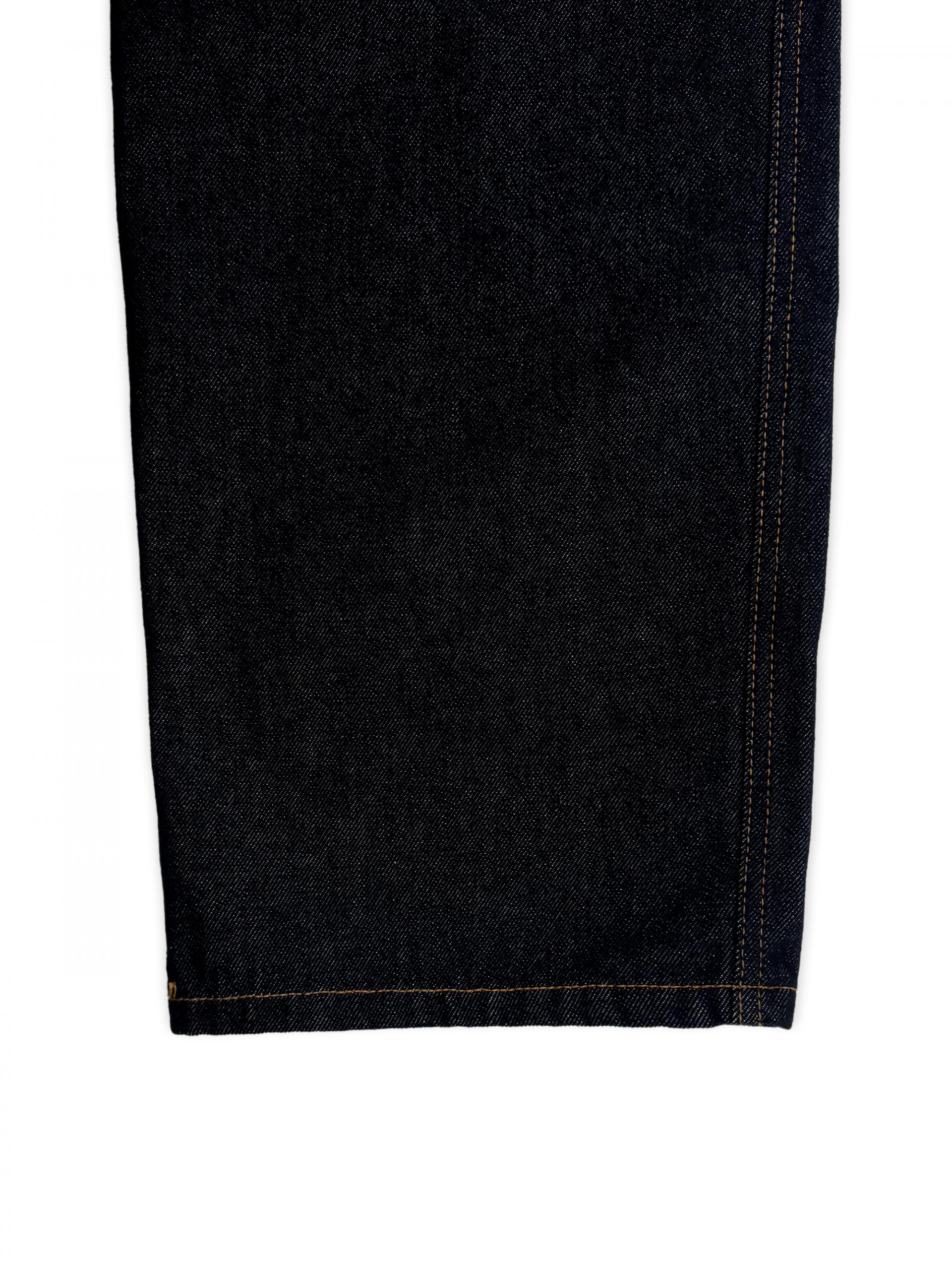 Horse non-fade embroidered denim pants
