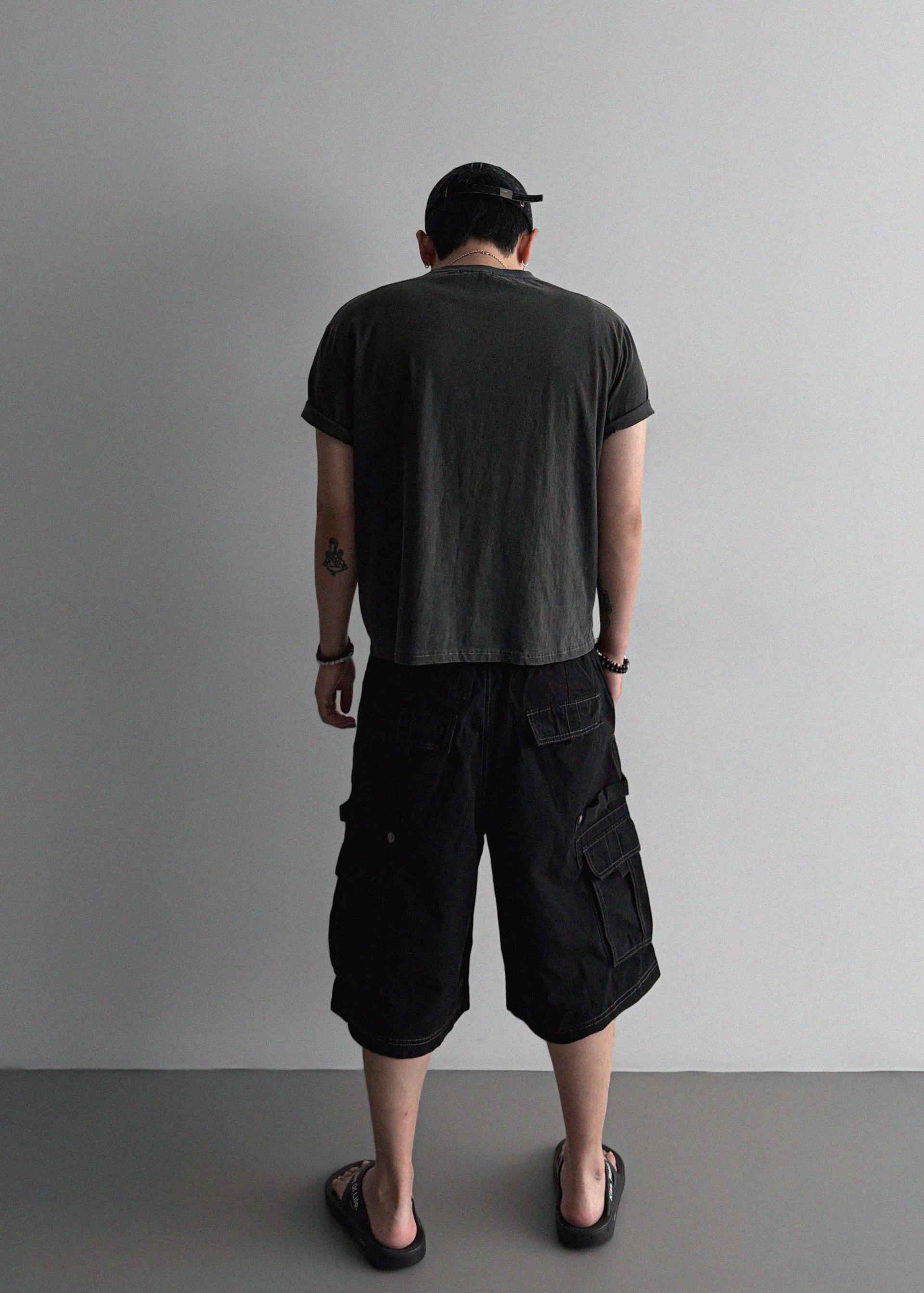 forsed cargo bermuda pants