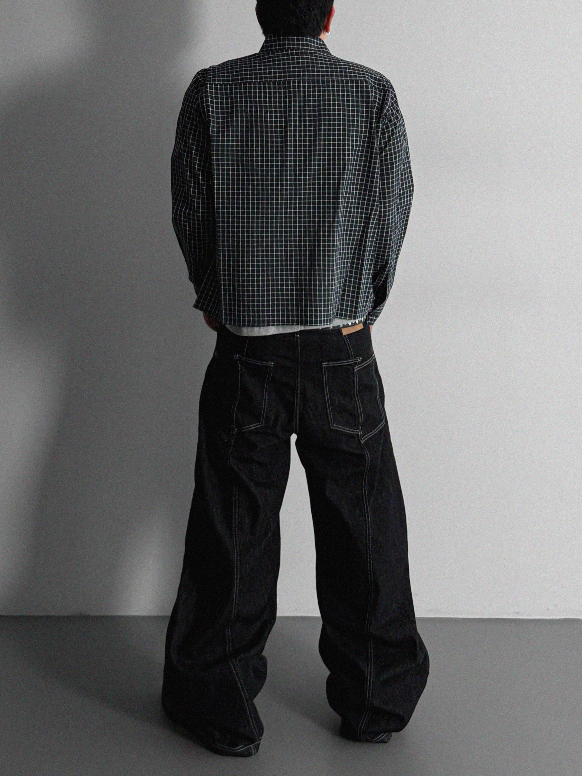 Excl Stitch denim pants
