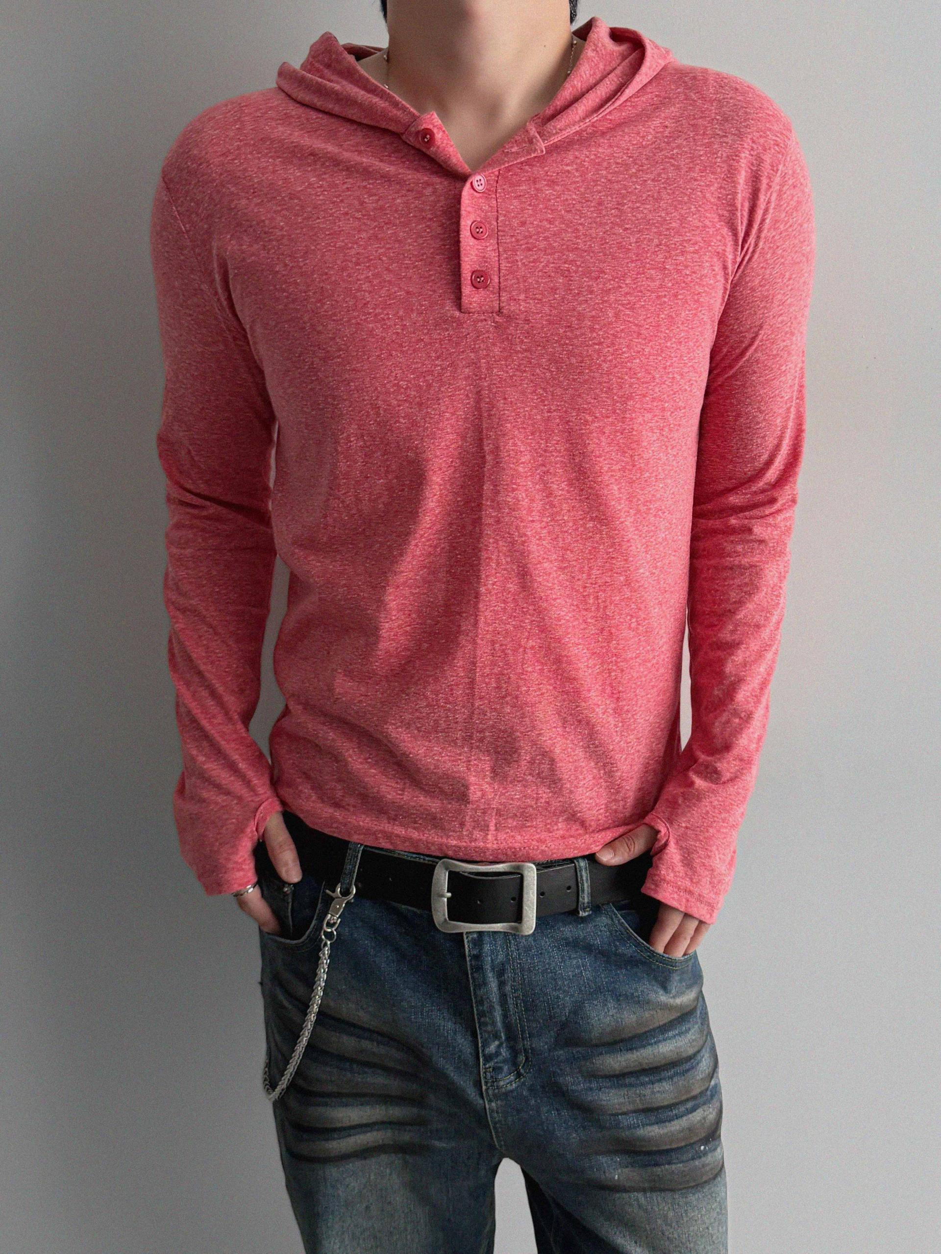After henry neck warmer hoodie t