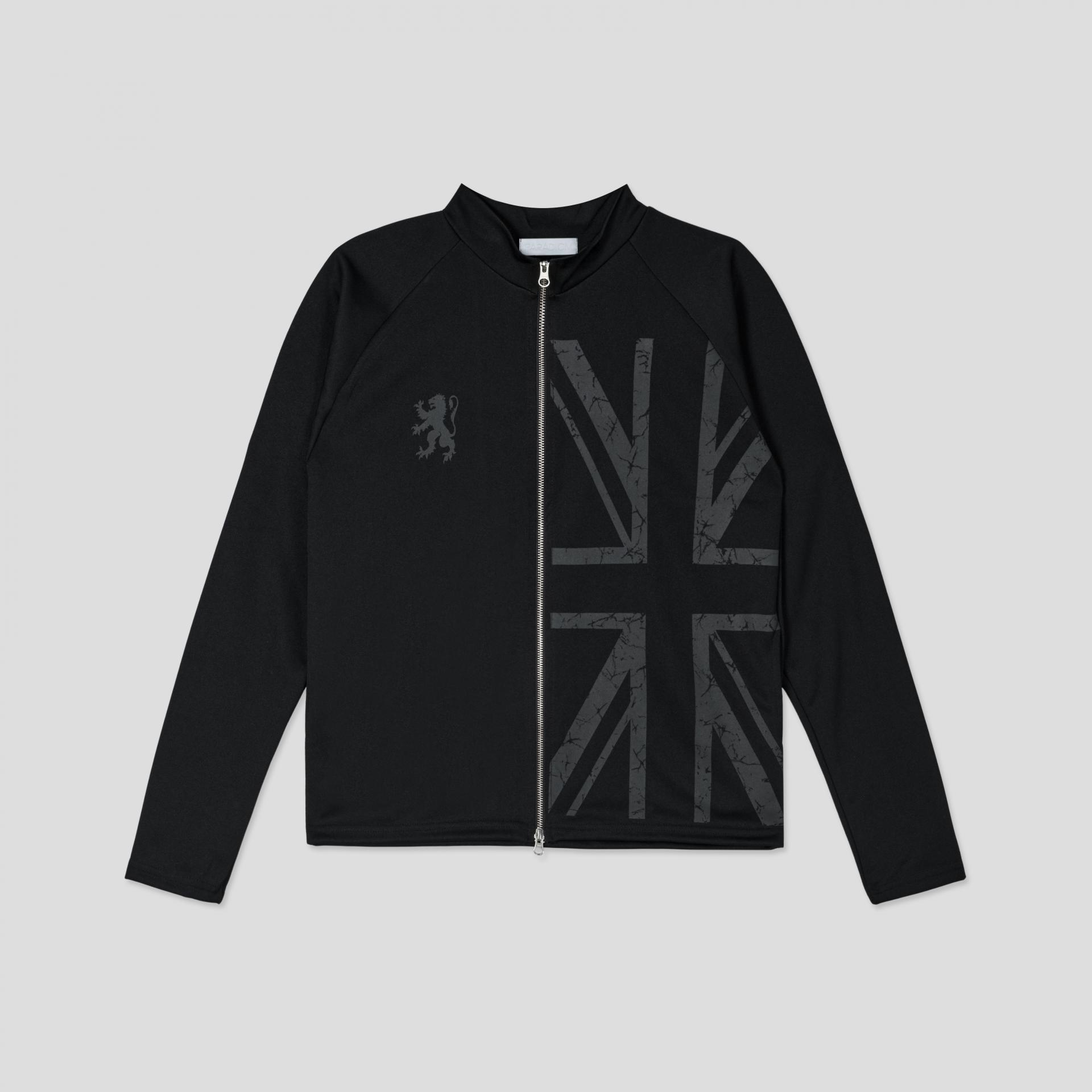 England slim jersey zip-up