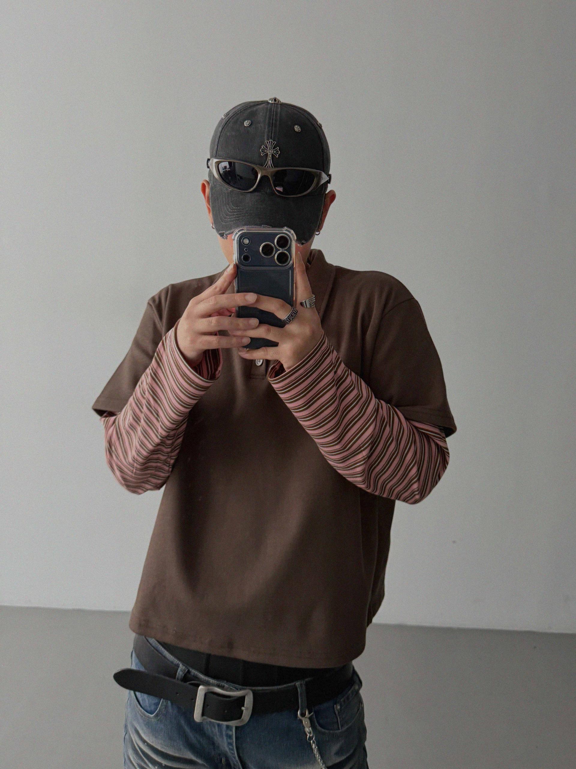 Shadow layered crop PK t