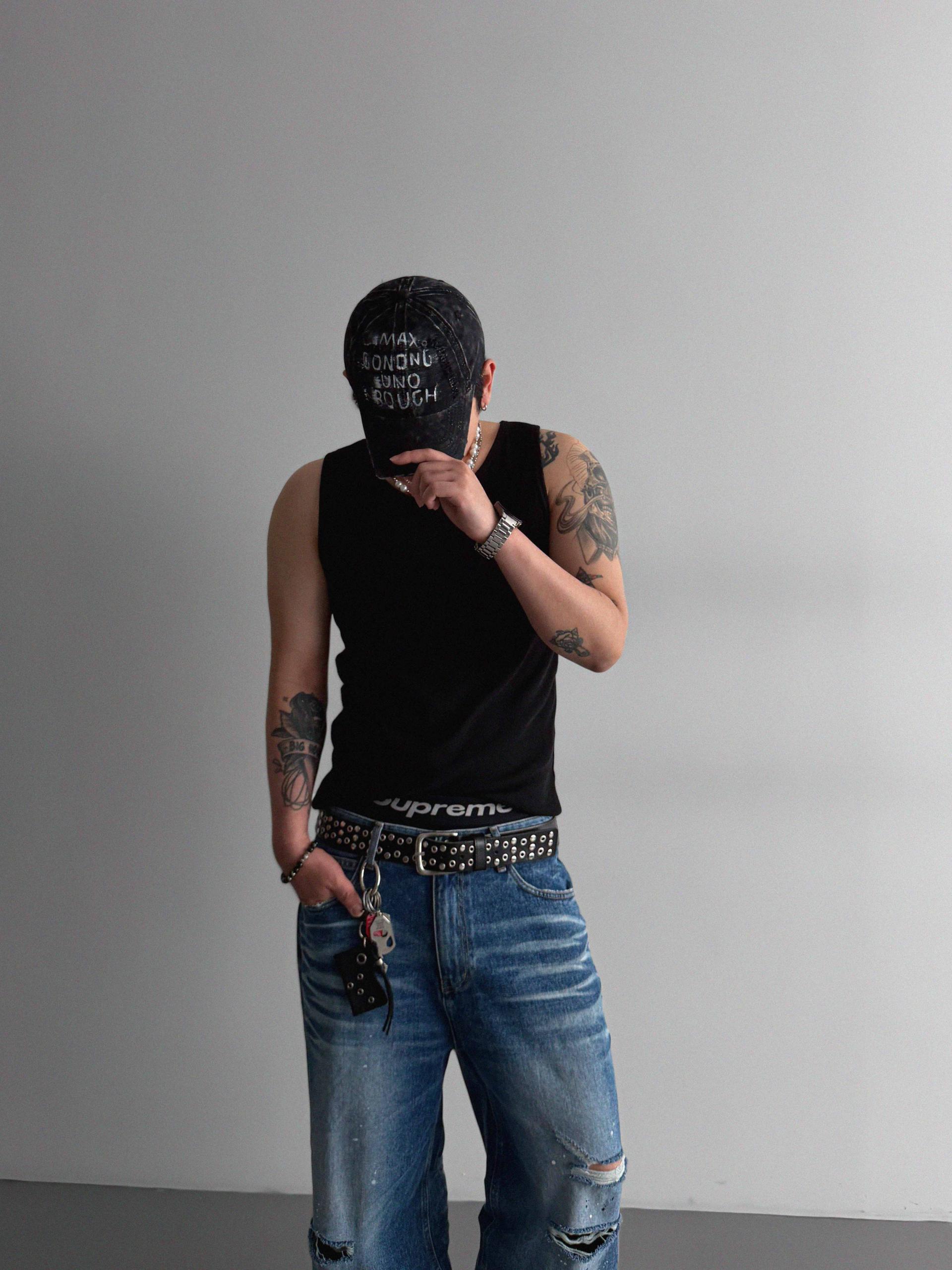 Terminal ribbed sleeveless