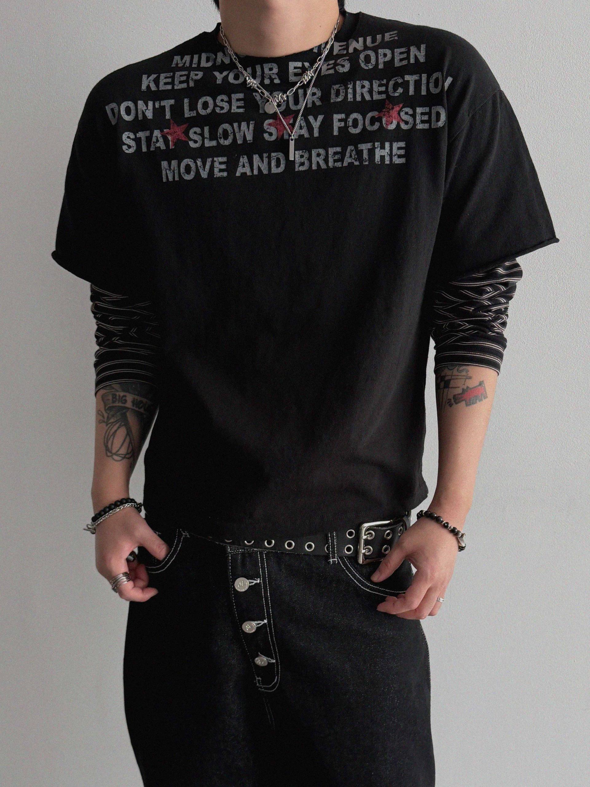 Avenue layered crop t