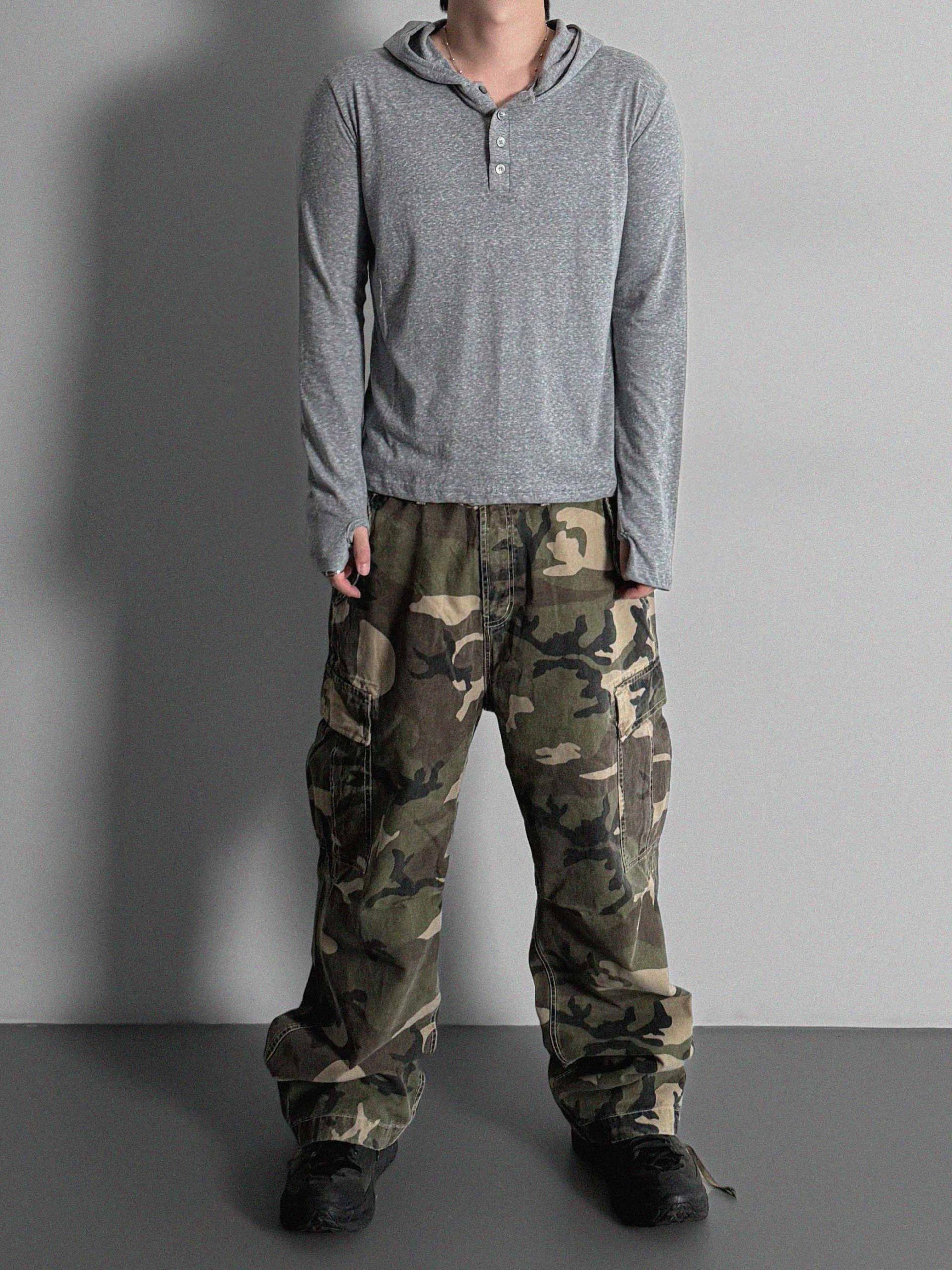 Works camo saging cargo pants