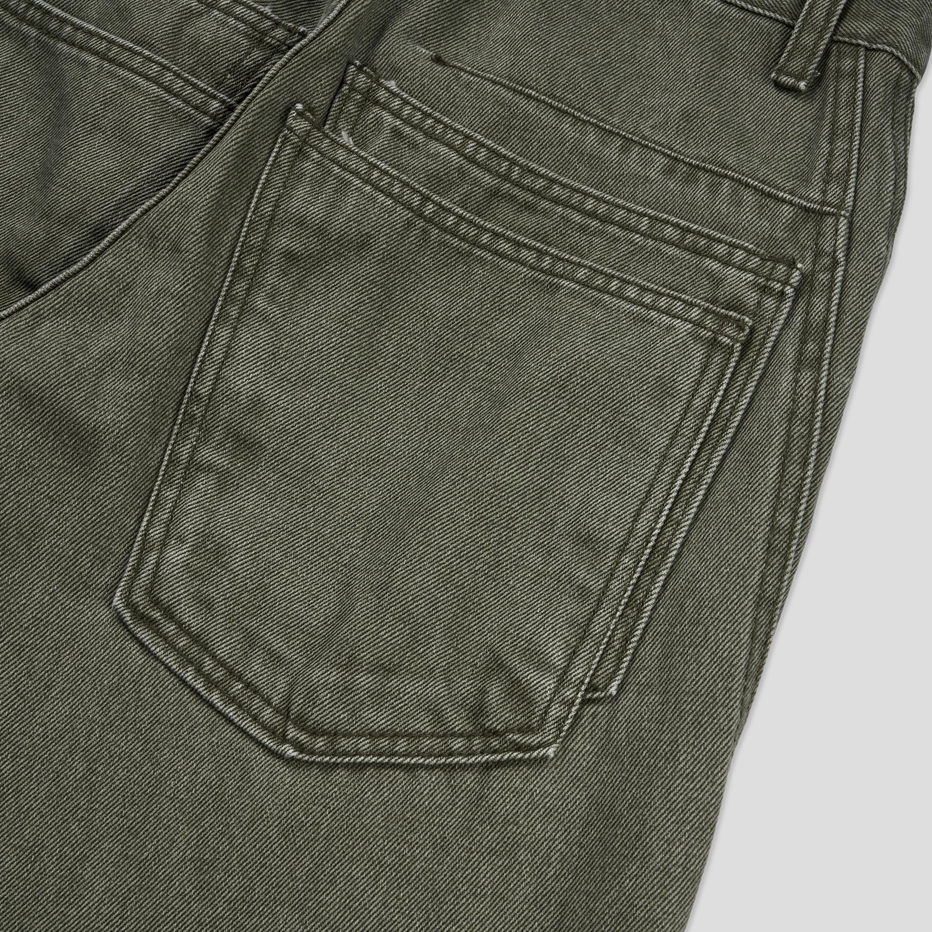 FW Double pocket curved flare pants