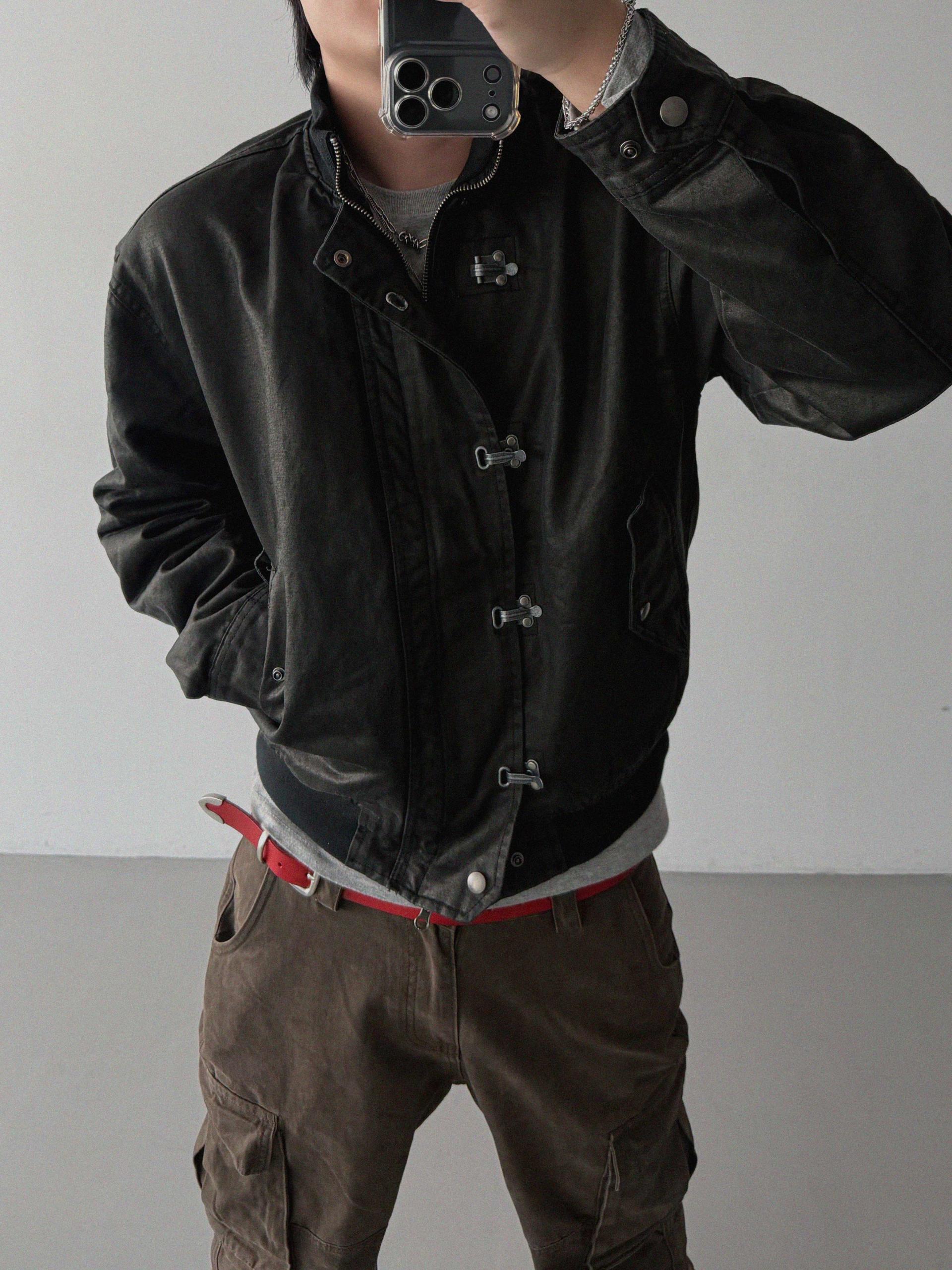 Flare deep dyed cargo pants