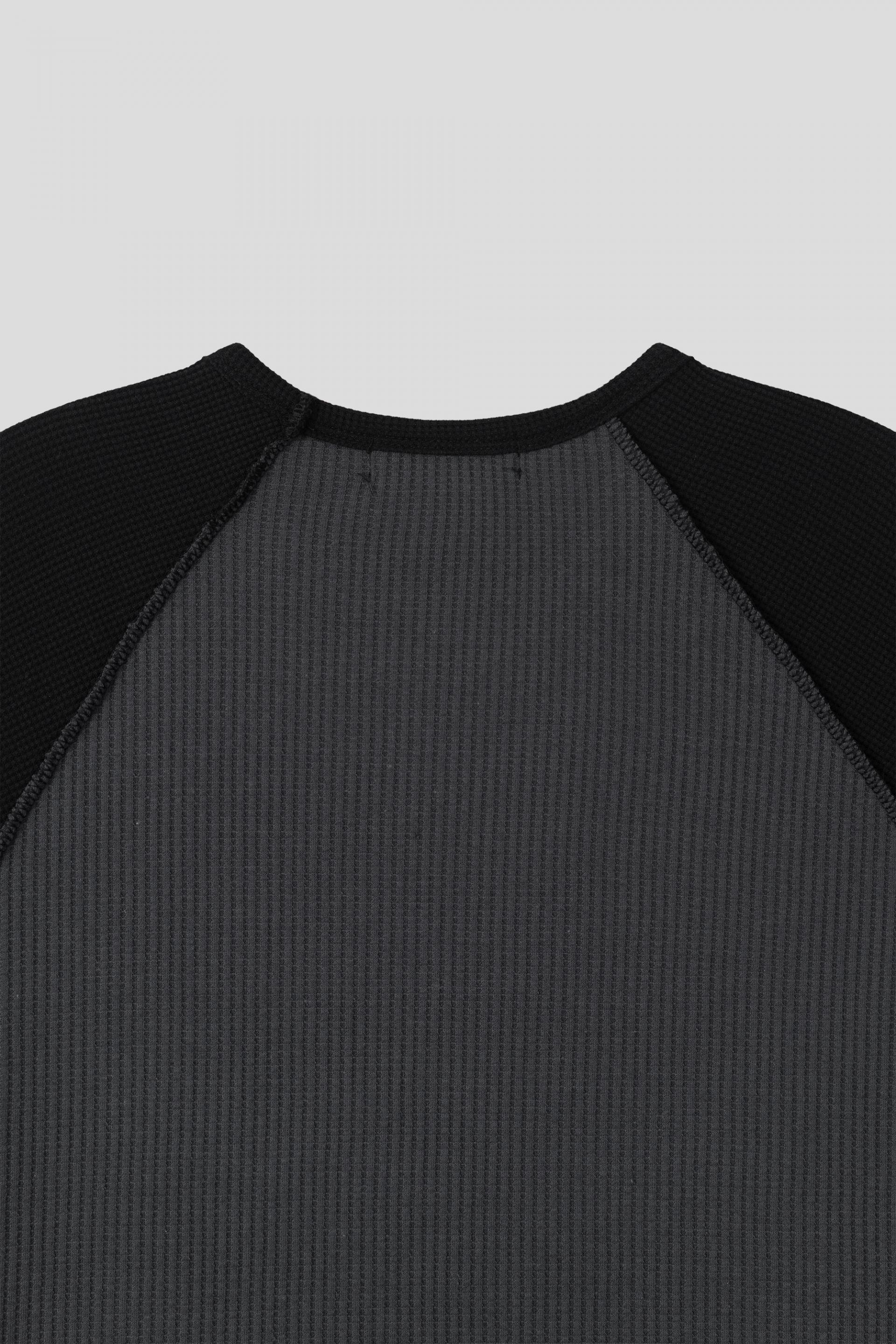 Tukhines waffle slim raglan t
