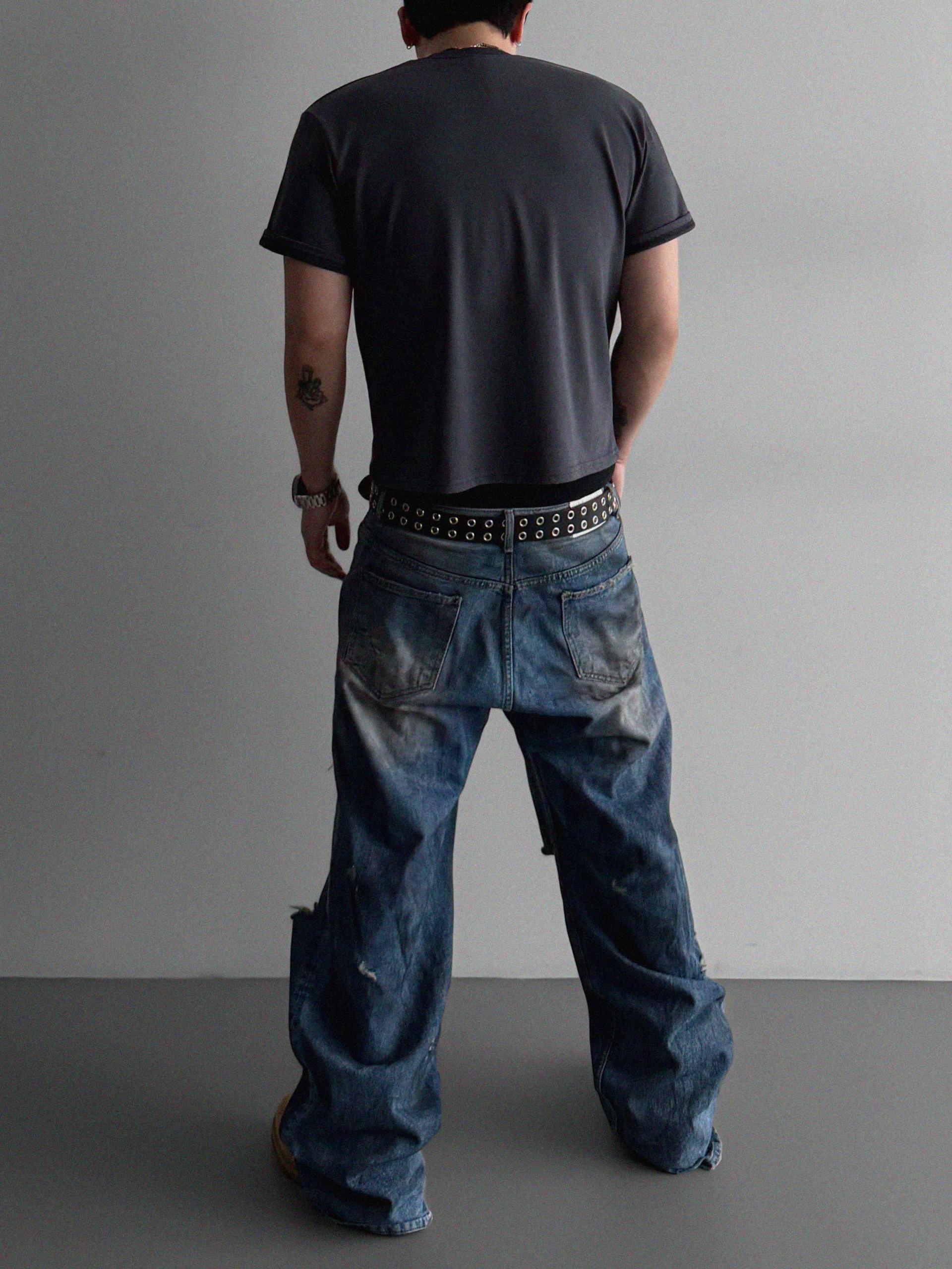 New rage crop half t