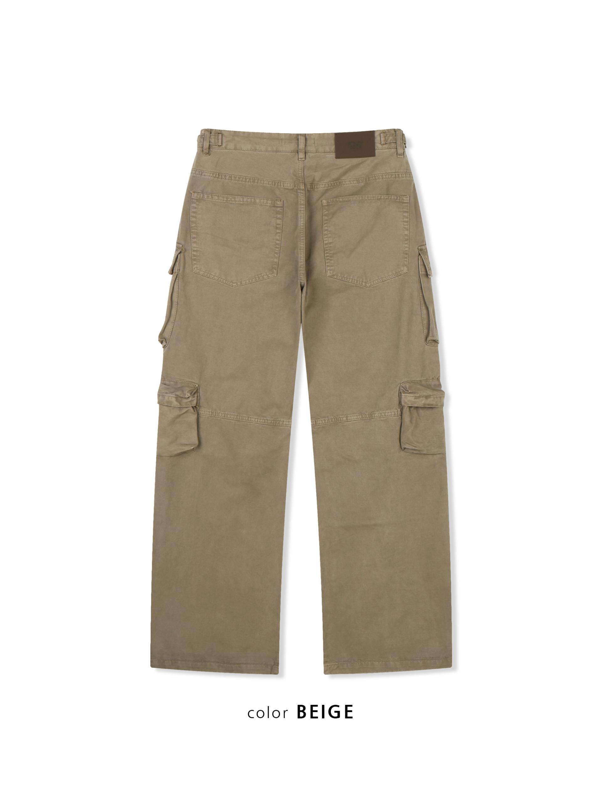 Block cargo wide pants