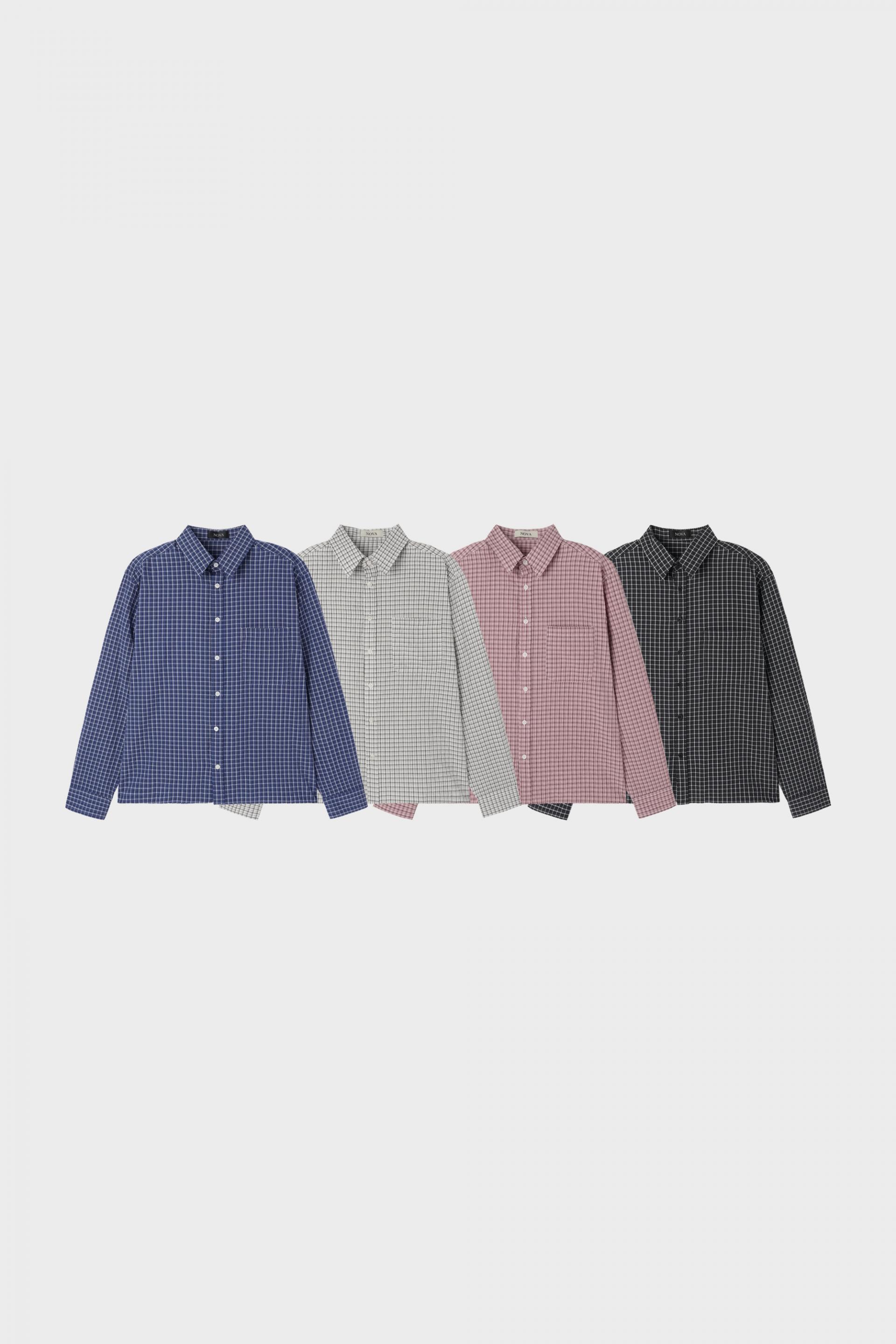 Deli semi crop check shirt