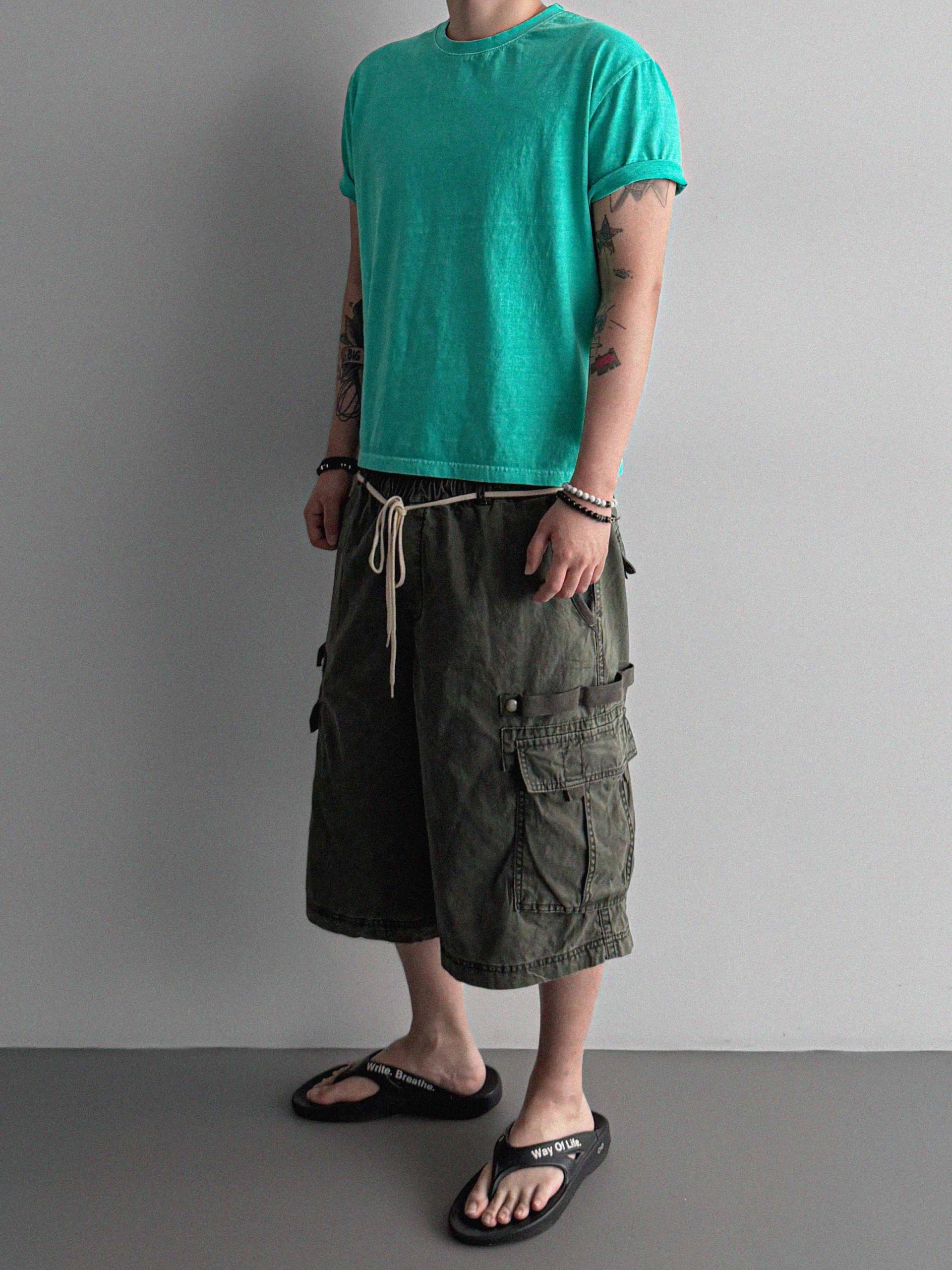 forsed cargo bermuda pants