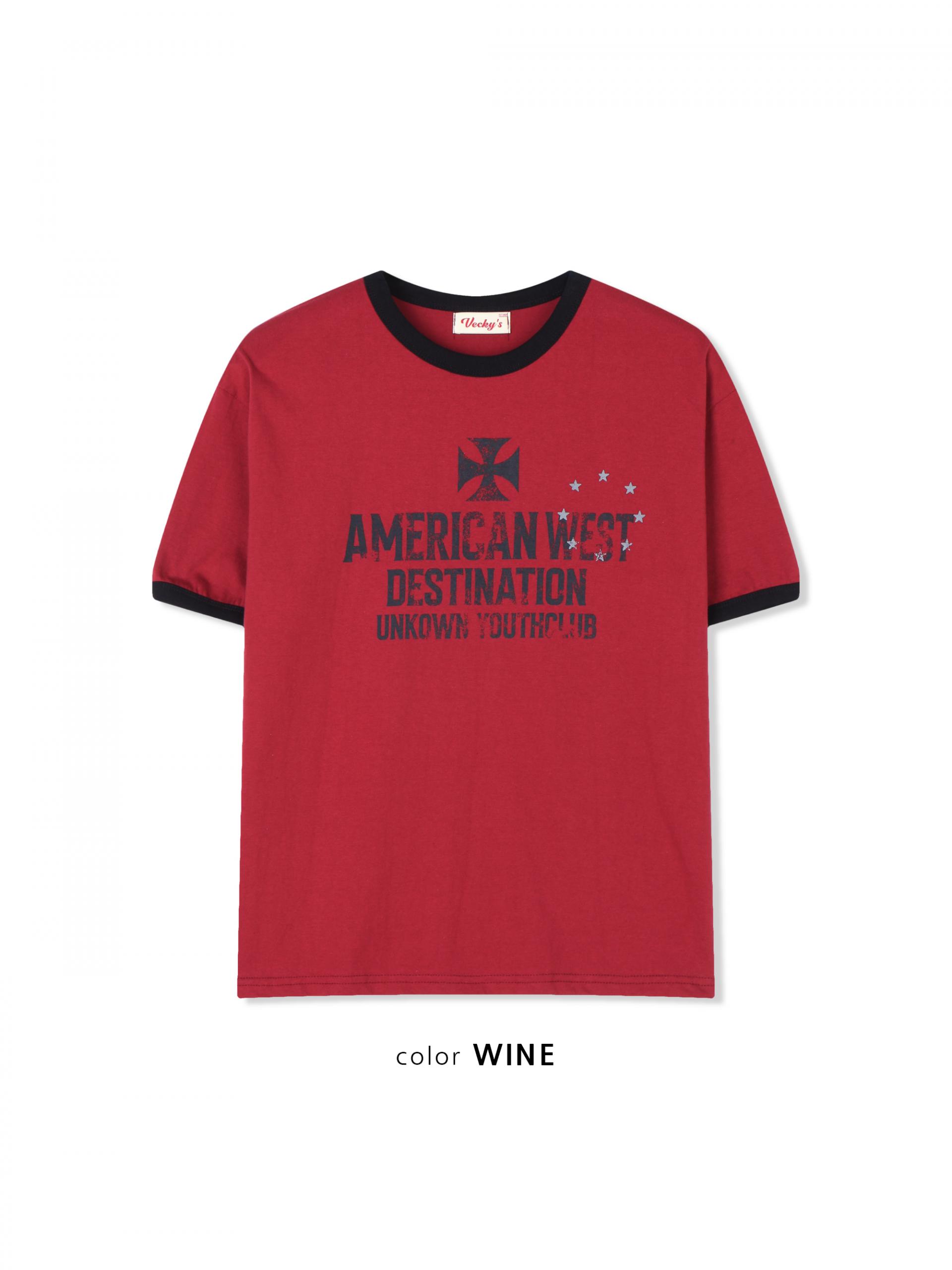 American ringer muscle crop half t
