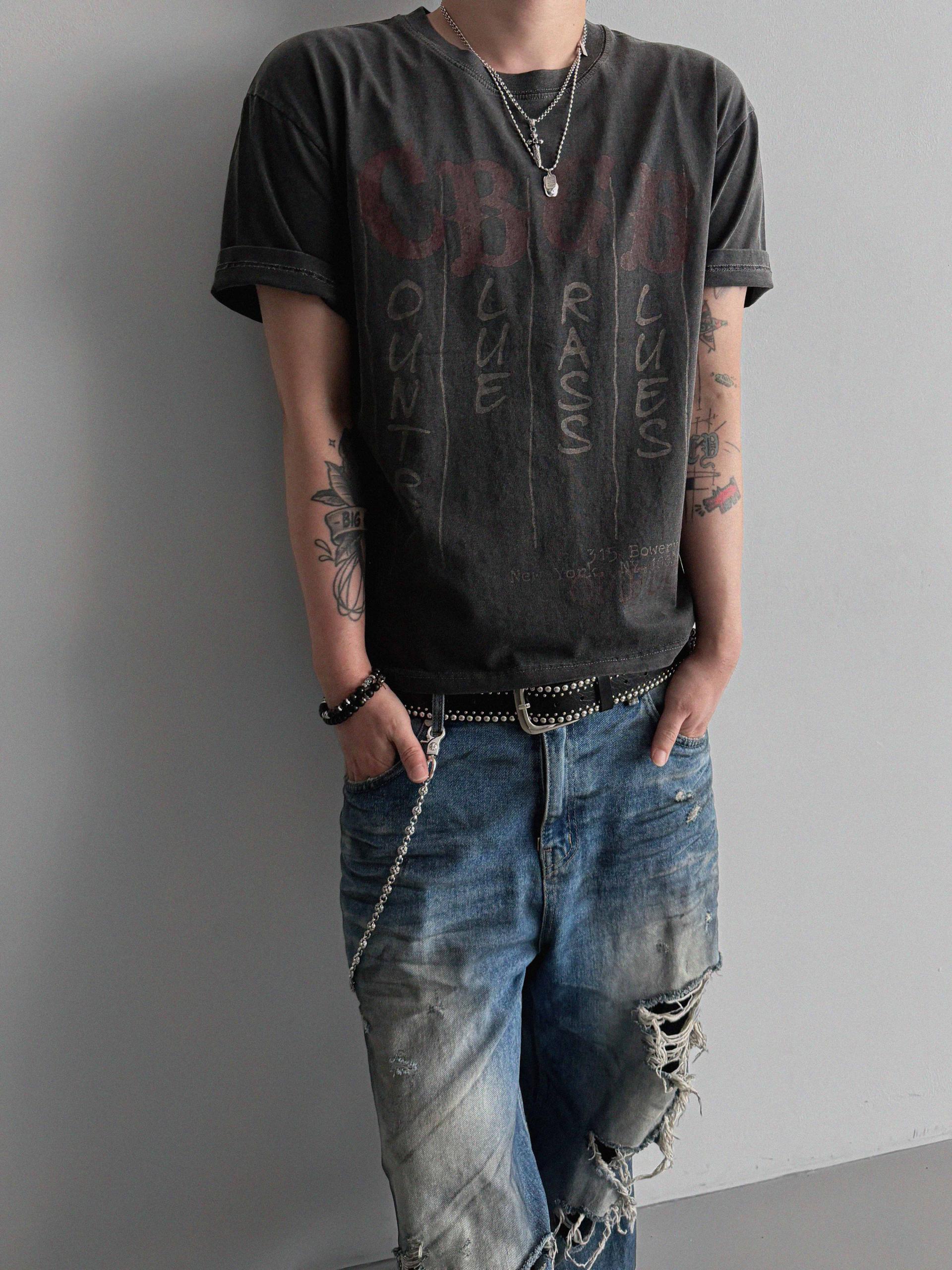 CBGB Pigment crop half t