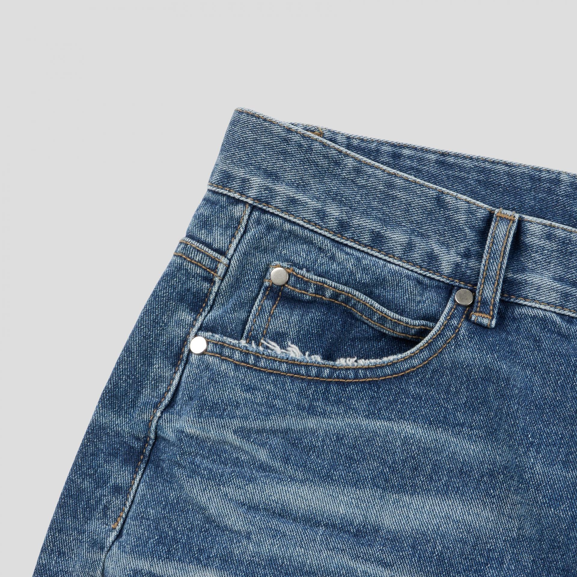 Ver-embo vintage denim pants